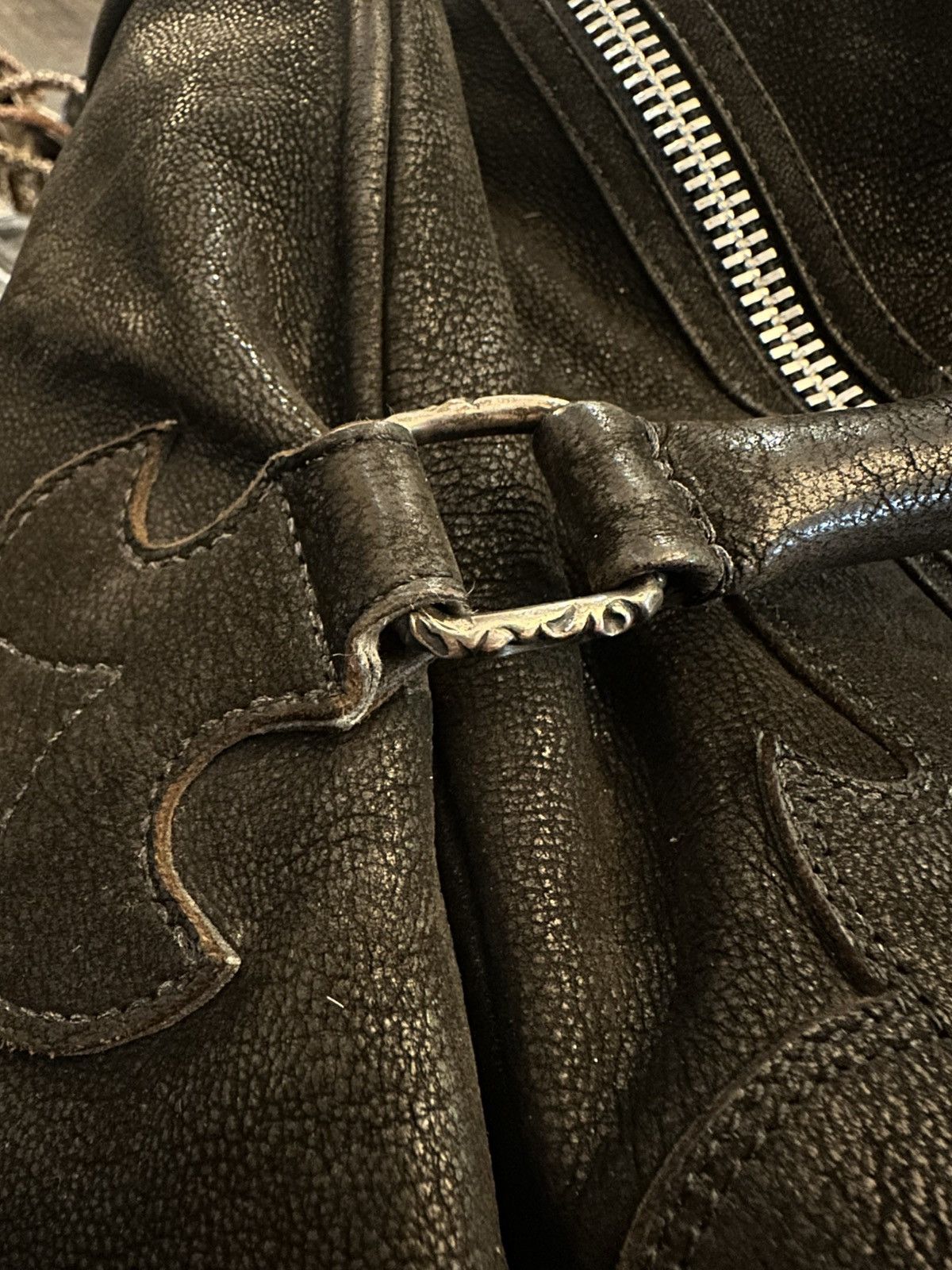 Chrome Hearts CHROME HEARTS SUEDE LEATHER XL BAG Size ONE SIZE - 3 Thumbnail