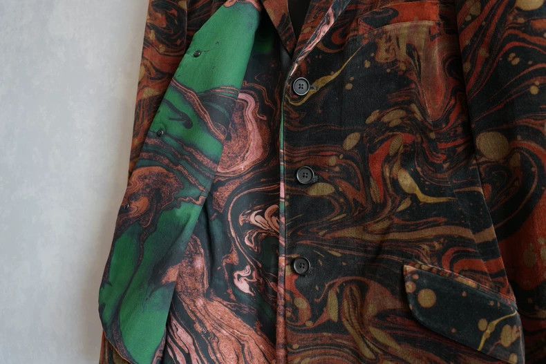 Yohji Yamamoto Yohji Yamamoto Yohji Yamamoto Double Velvet Jacket Size US M / EU 48-50 / 2 - 6 Thumbnail