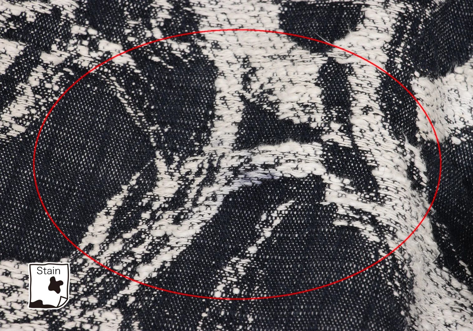 Issey Miyake Cotton Graphic Jacquard Denim Pants in Indigo Off Size US 34 / EU 50 - 3 Thumbnail