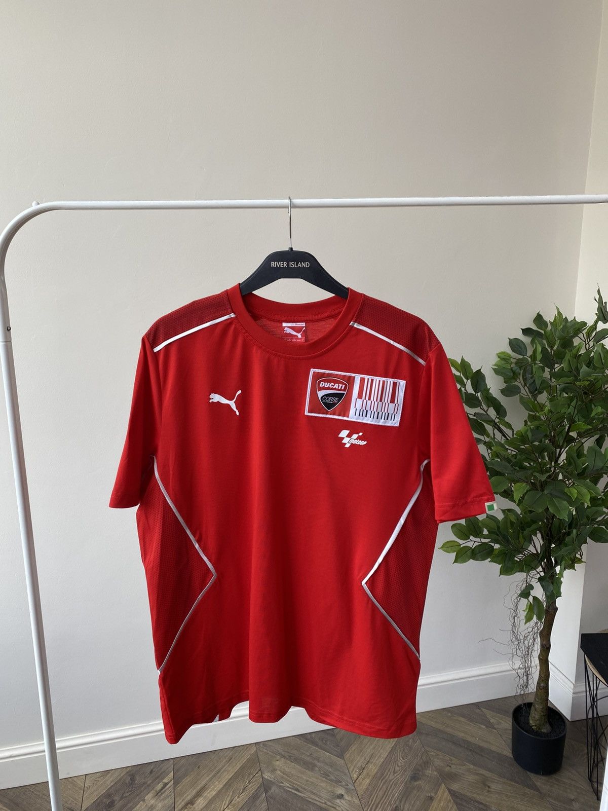 Ducati × Puma × Vintage Vintage Puma Ducati Racing Red T-shirt Size US L / EU 52-54 / 3 - 3 Thumbnail