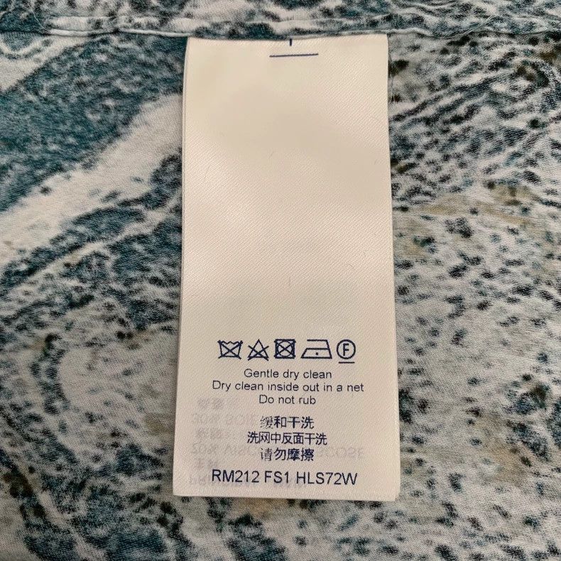 Louis Vuitton Louis Vuitton Blue Marble Print Lapel Single Breasted Shor Size US S / EU 44-46 / 1 - 8 Thumbnail