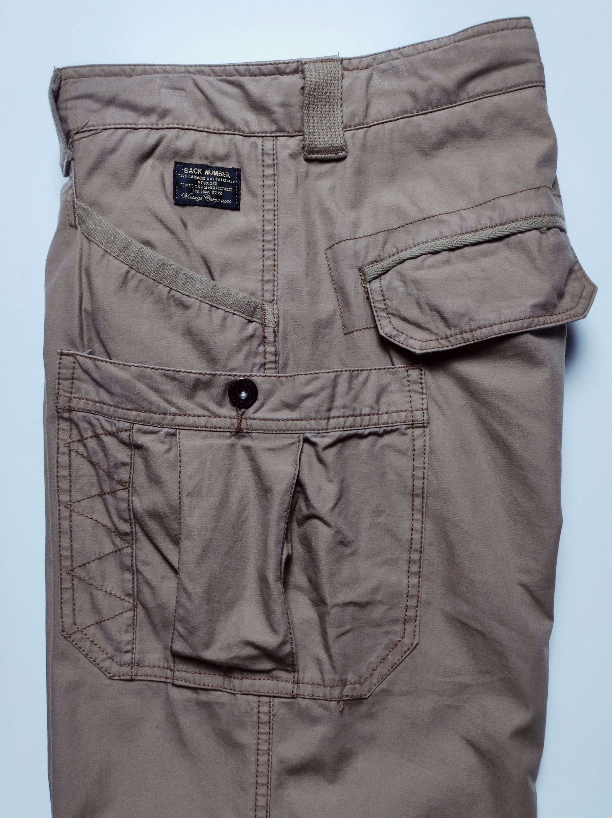 Other Back Number Army Inspired Multipocket Cargo 3/4 Combat Pants Size US 32 / EU 48 - 4 Thumbnail