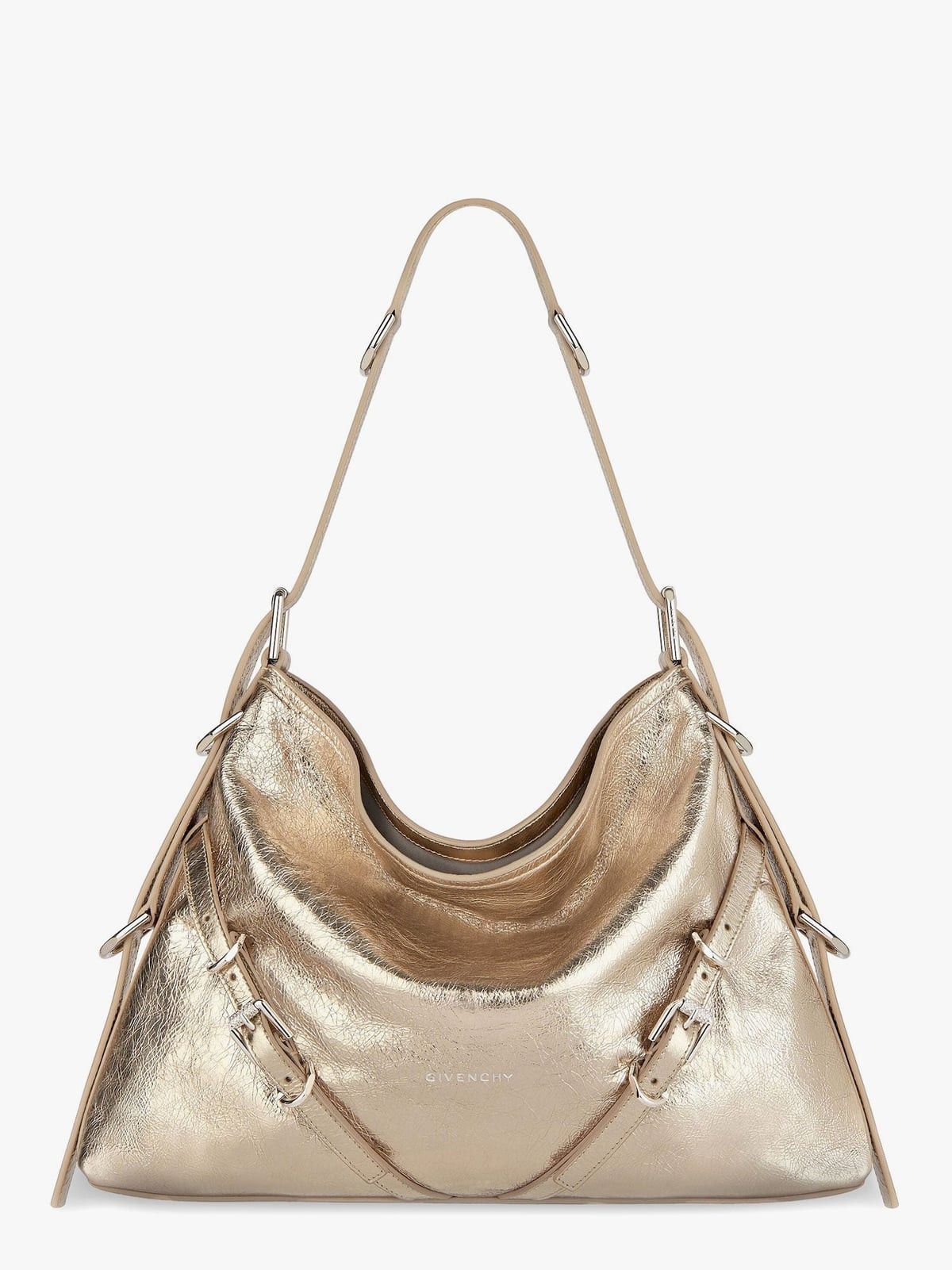Givenchy Givenchy Voyou metallized leather shoulder bag Size ONE SIZE - 1 Thumbnail
