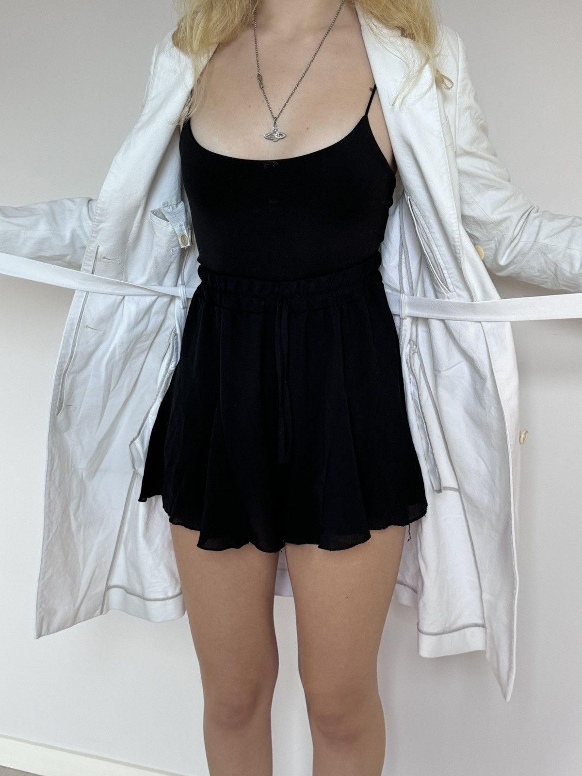 Helmut Lang Vintage 90s Helmut Lang Extended Blazer Trench Jacket Size M / US 6-8 / IT 42-44 - 13 Thumbnail