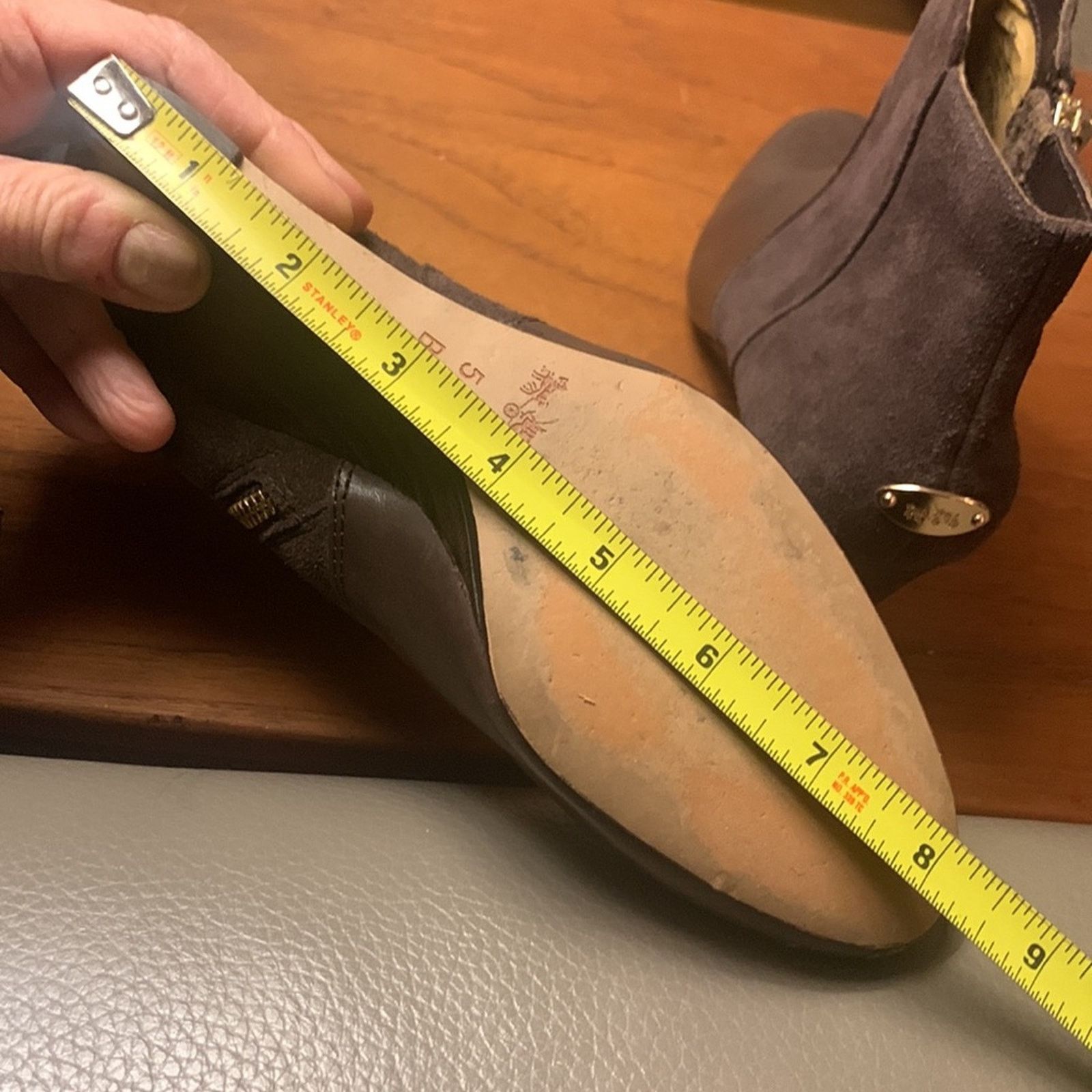 Coach Coach Mystic brown wedge ankle boots booties Size US 5 / IT 35 - 12 Thumbnail