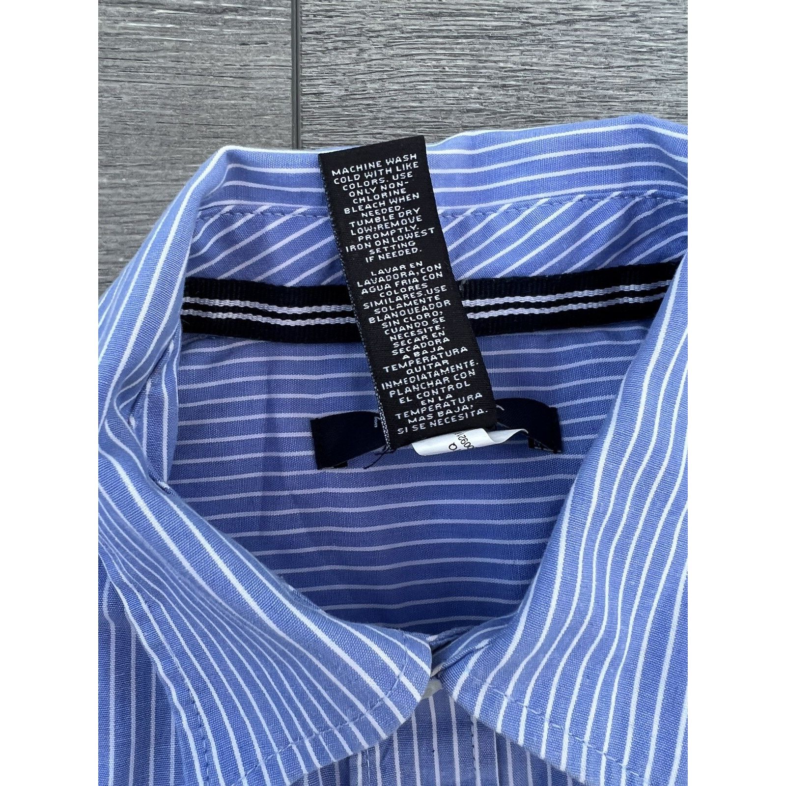 Nautica Nautica shirt striped boy size 10 years blue white A000177 Size US XXS / EU 40 - 5 Thumbnail