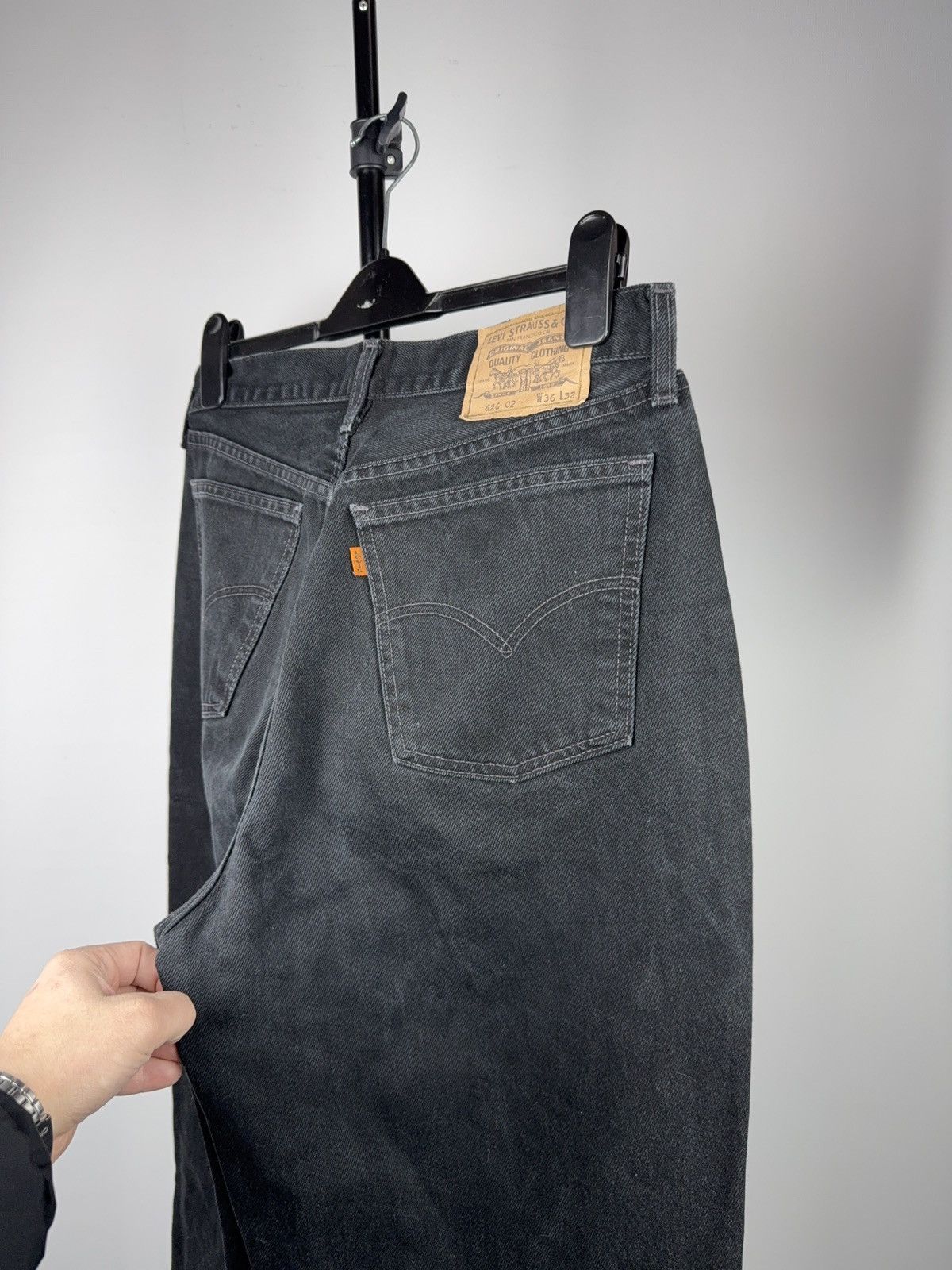 Vintage Vintage 90s Custom Chrome Hearts Style Cross Denim Jeans Size US 33 - 19 Thumbnail