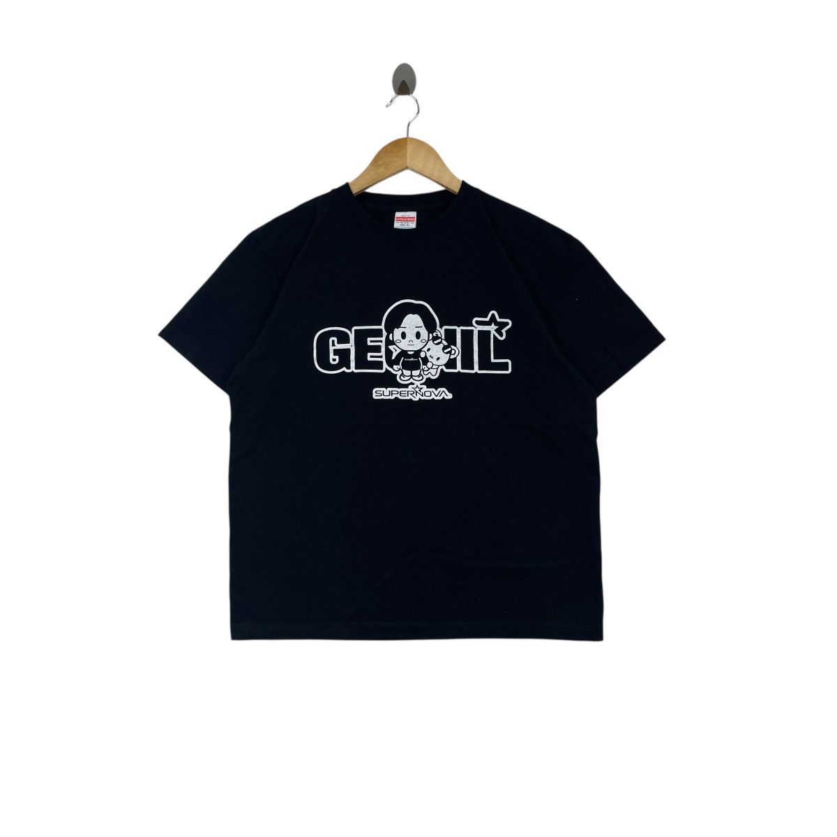 Japanese Brand Vintage Geonil Supernova Japan Tee Shirt Size US L / EU 52-54 / 3 - 1 Thumbnail