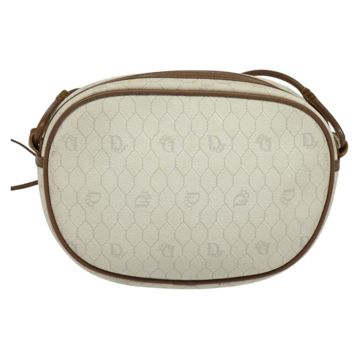 Dior DIOR Honeycomb Canvas Shoulder Bag Pvc White Size ONE SIZE - 3 Thumbnail