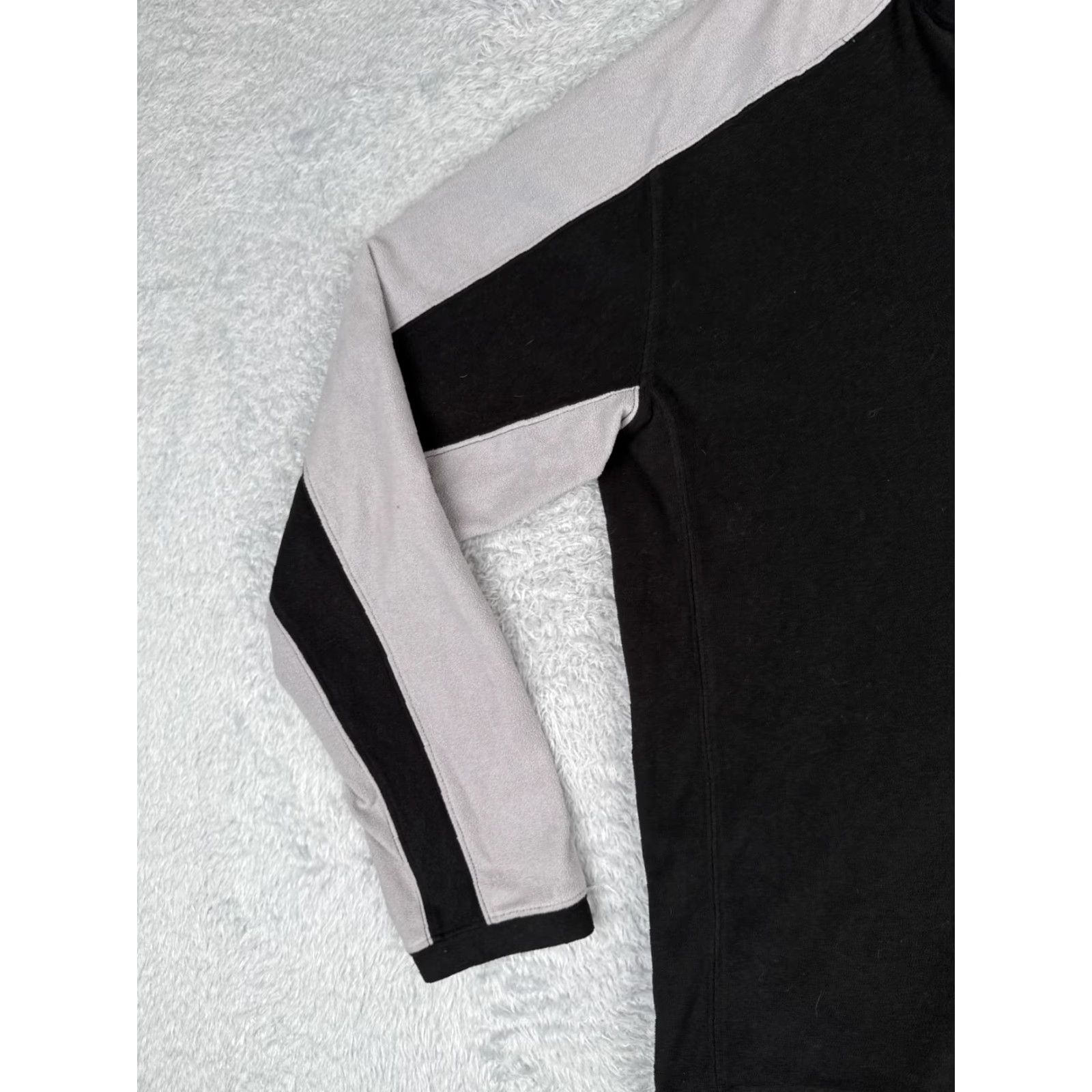 The North Face The North Face Sweater Men Medium Black 1/4 Zip Pocket Mock Neck TKA 100 Poly Size US M / EU 48-50 / 2 - 3 Thumbnail