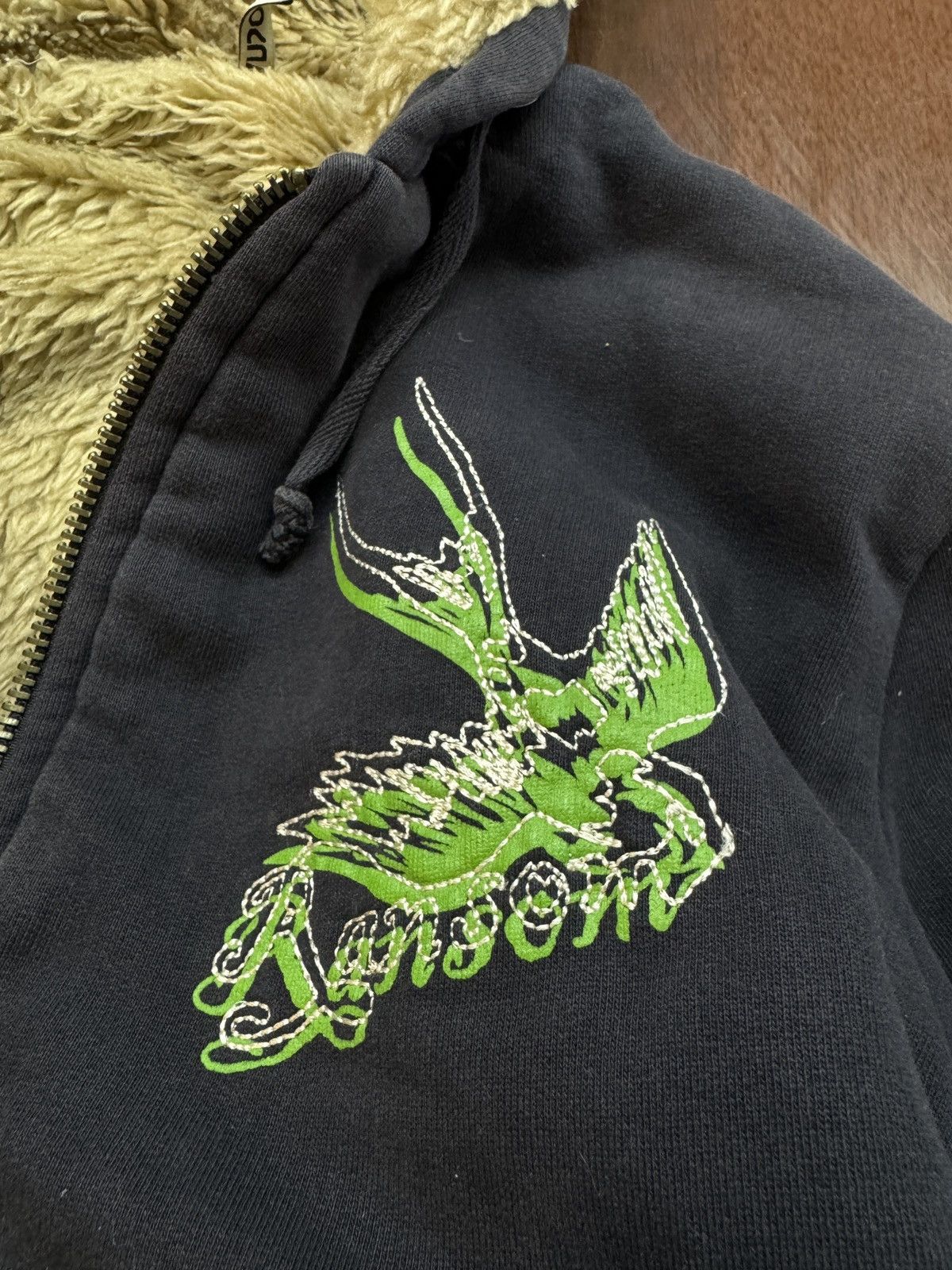 If Six Was Nine × Japanese Brand × Le Grande Bleu (L.G.B.) Vintage Fur Inside Japanese Ifsixwasnine Style Hoodie Size US L / EU 52-54 / 3 - 5 Thumbnail
