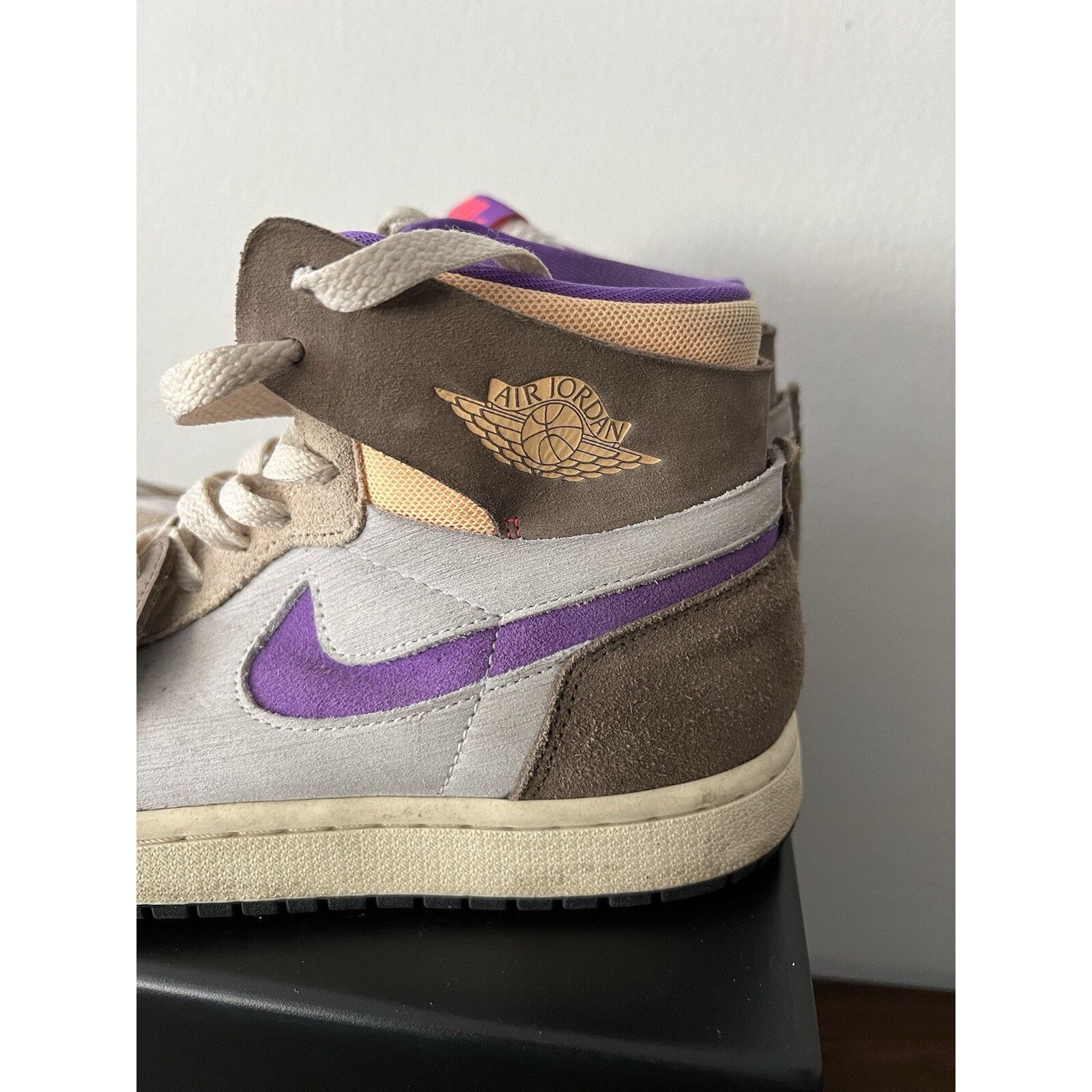 Nike Nike Air Jordan 1 Zm Mens Palomino Berry Fashion Sneakers 8 Size US 8 / EU 41 - 2 Thumbnail