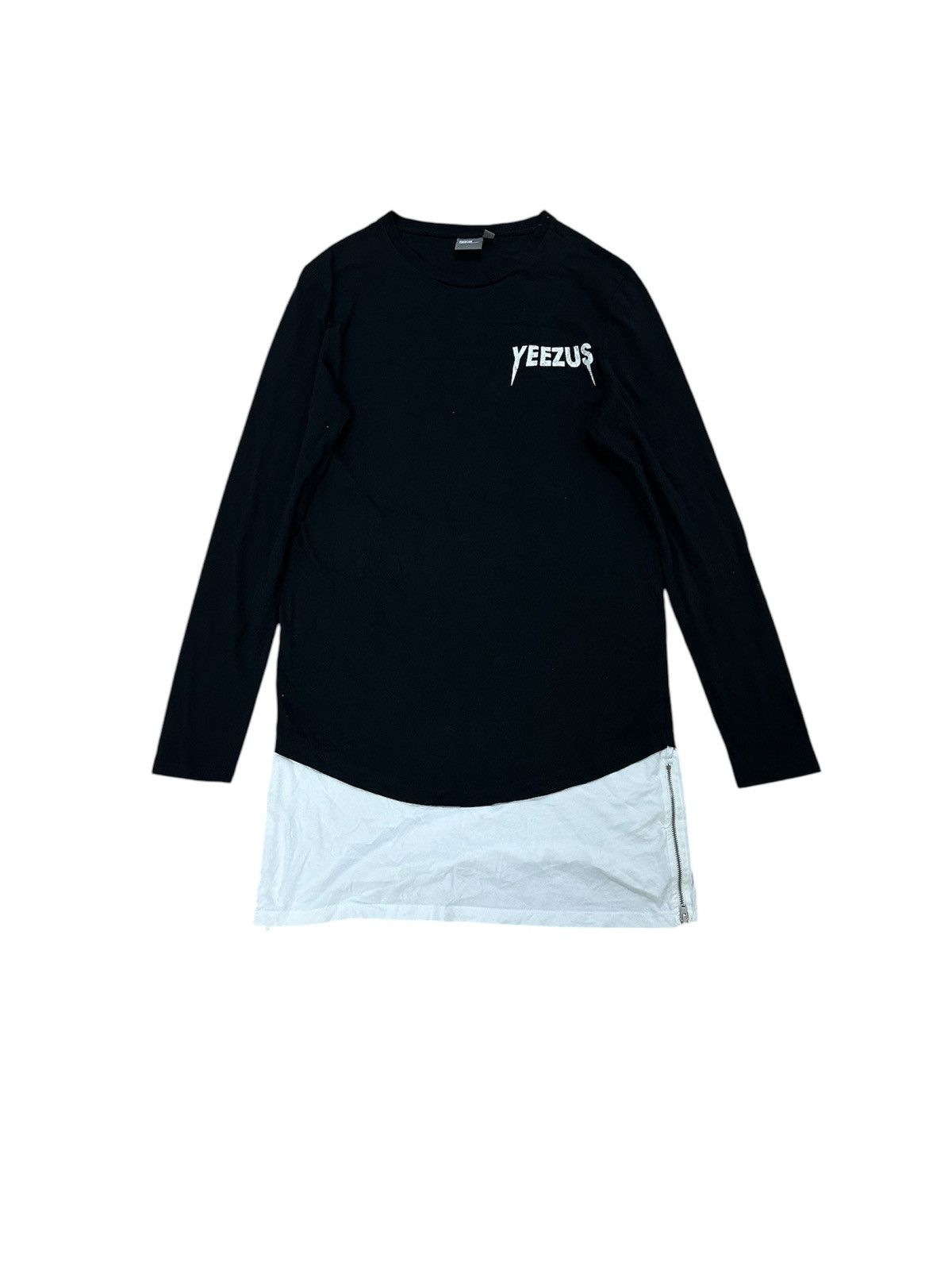 Kanye West × Yeezy Kanye West Yeezus 2013 Tour Punk Style L/S Tee With Zipper Size S / US 4 / IT 40 - 1 Thumbnail