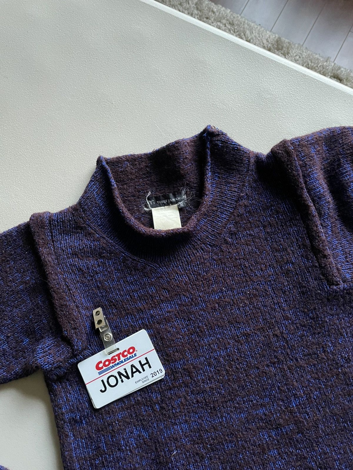Y's Y’s Yohji Yamamoto Wool Asymmetrical Knit Sweater Size M / US 6-8 / IT 42-44 - 4 Thumbnail