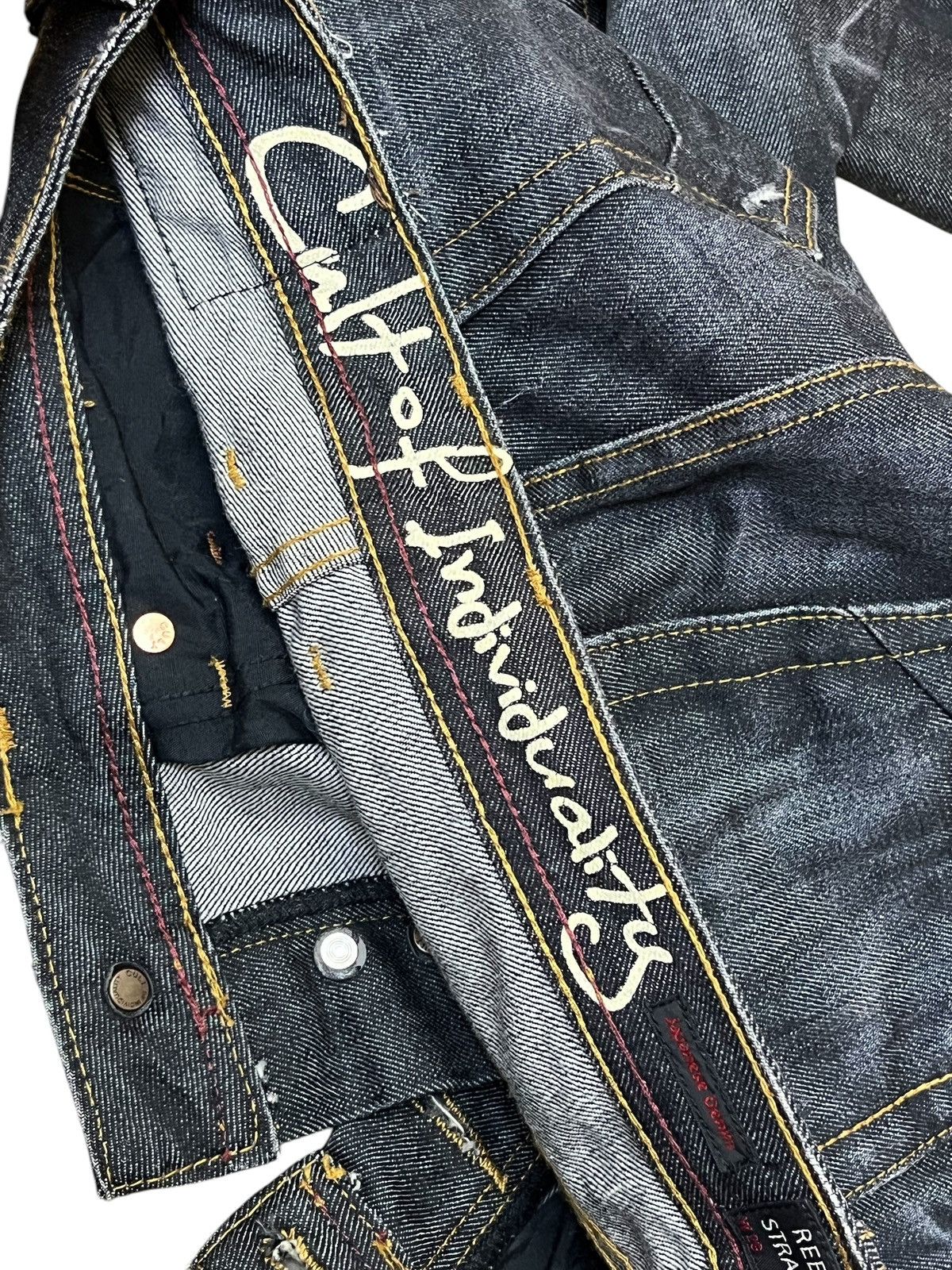 Cult Of Individuality ARCHIVE JAPANESE CULT OF INDIVIDUALITY SELVEDGE JEANS Size US 31 - 20 Thumbnail