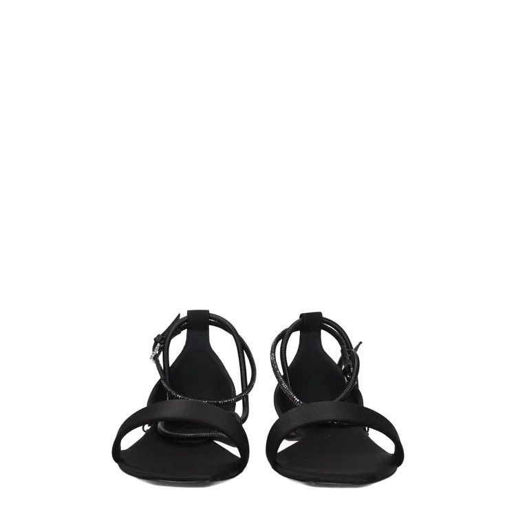 Max Mara ob1o1e1124 Satin Sandals in Black Size US 6 / IT 36 - 3 Thumbnail