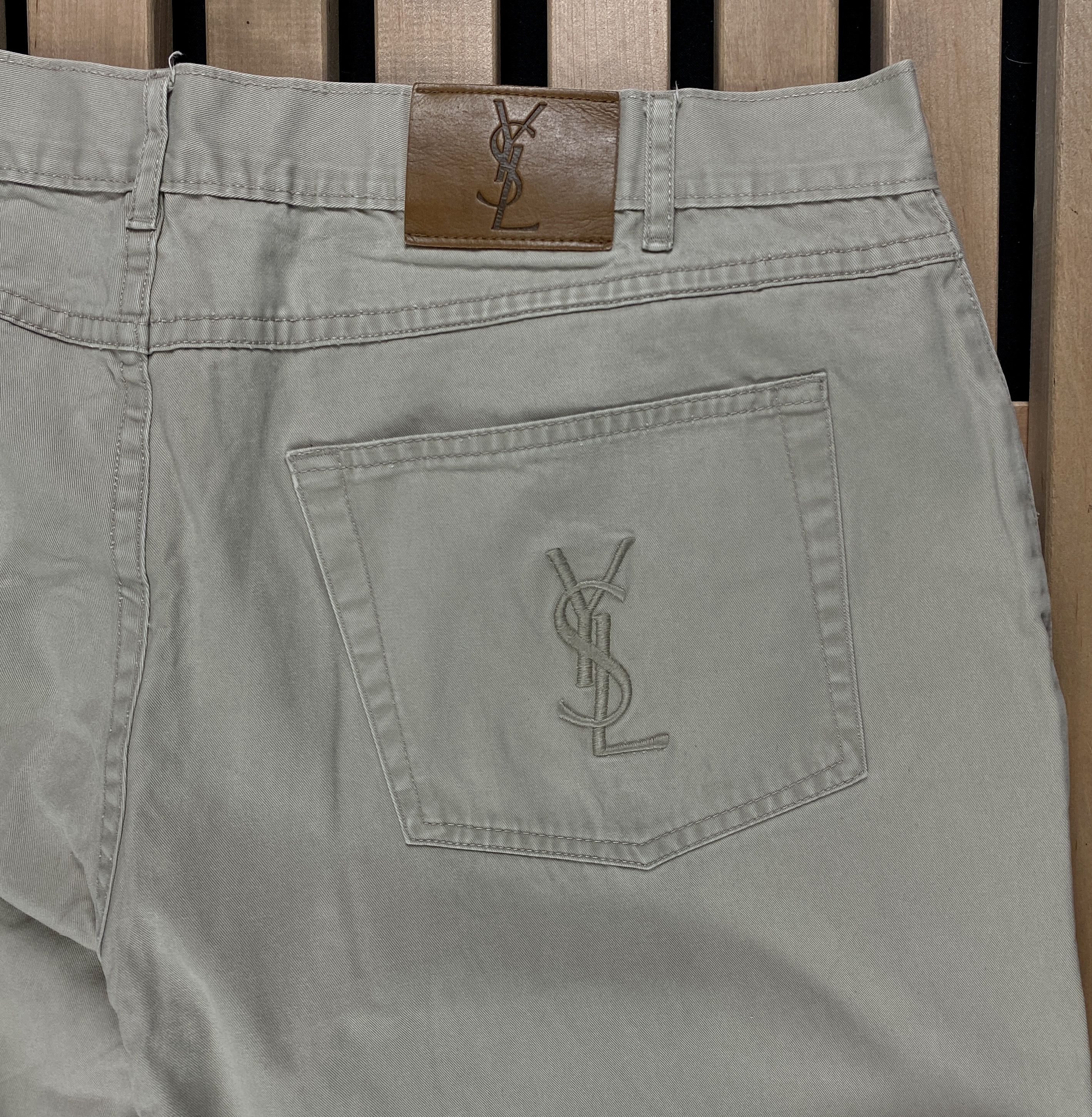 Yves Saint Laurent Mens Vintage Chino Pants Yves Saint Laurent Size 38 Size US 38 / EU 54 - 7 Thumbnail