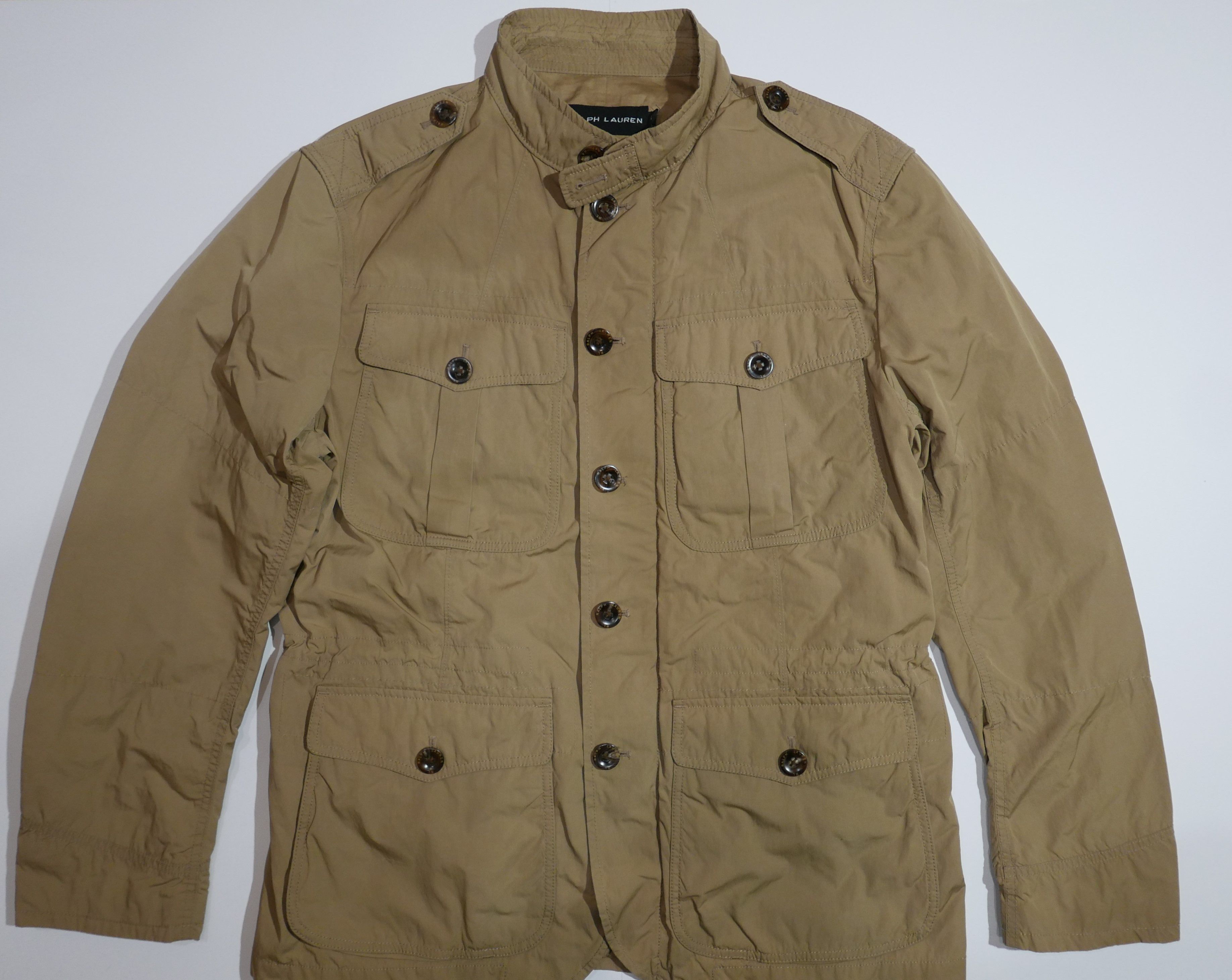 Ralph Lauren Black Label Ralph Lauren Black Label Jacket Tan Safari Cargo Military XL Size US XL / EU 56 / 4 - 1 Thumbnail