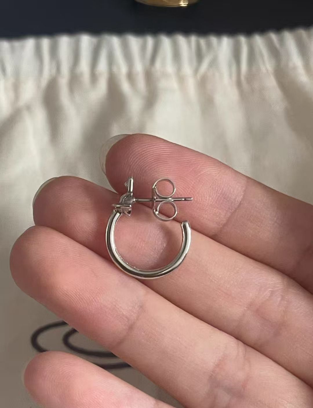 Vivienne Westwood Vivienne Westwood Vera Saturn Logo Earrings 0079 Size ONE SIZE - 4 Thumbnail