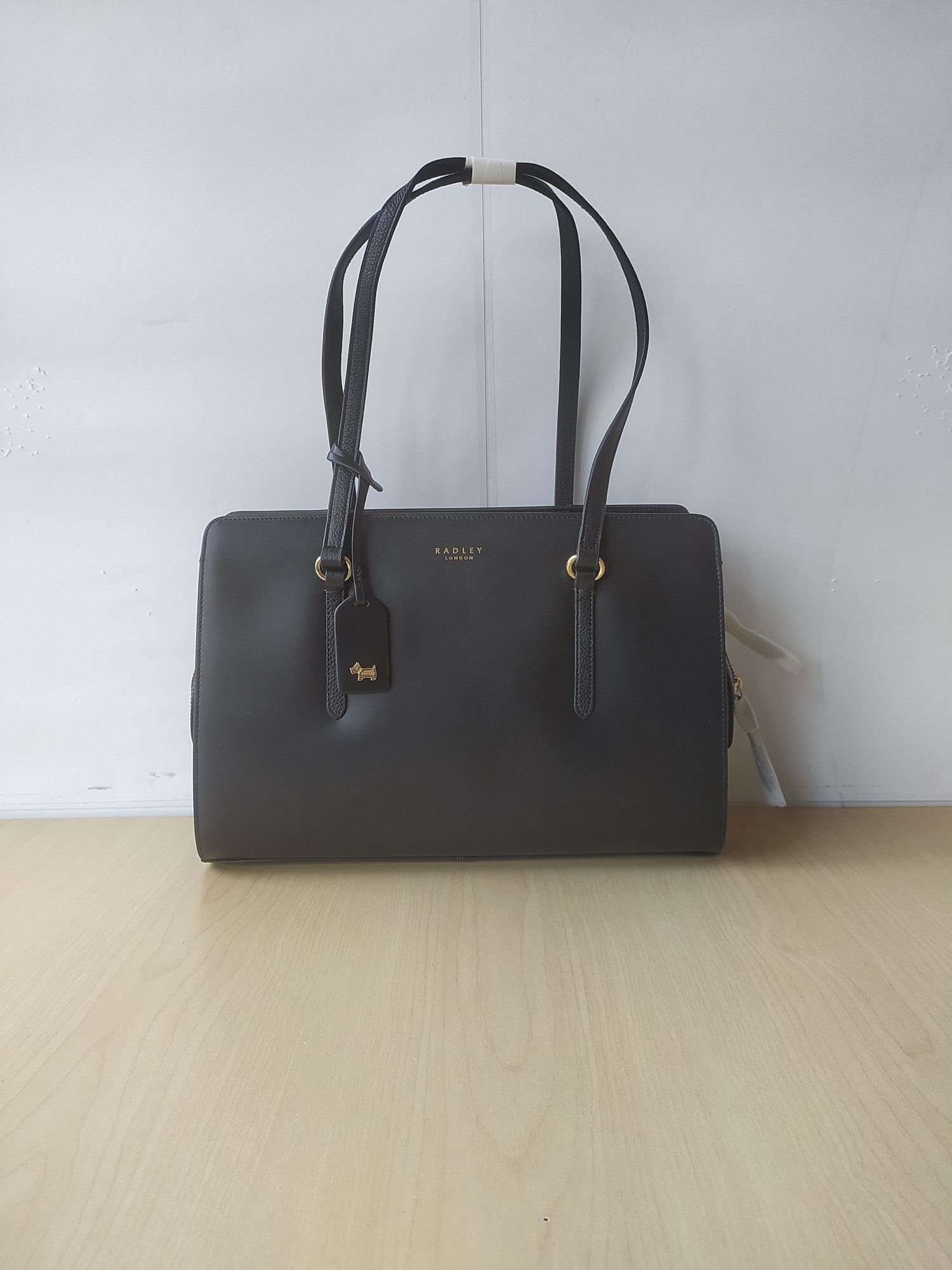 Radley London Women's Albert Street Zip Top Satchel Handbag Black Size Medium