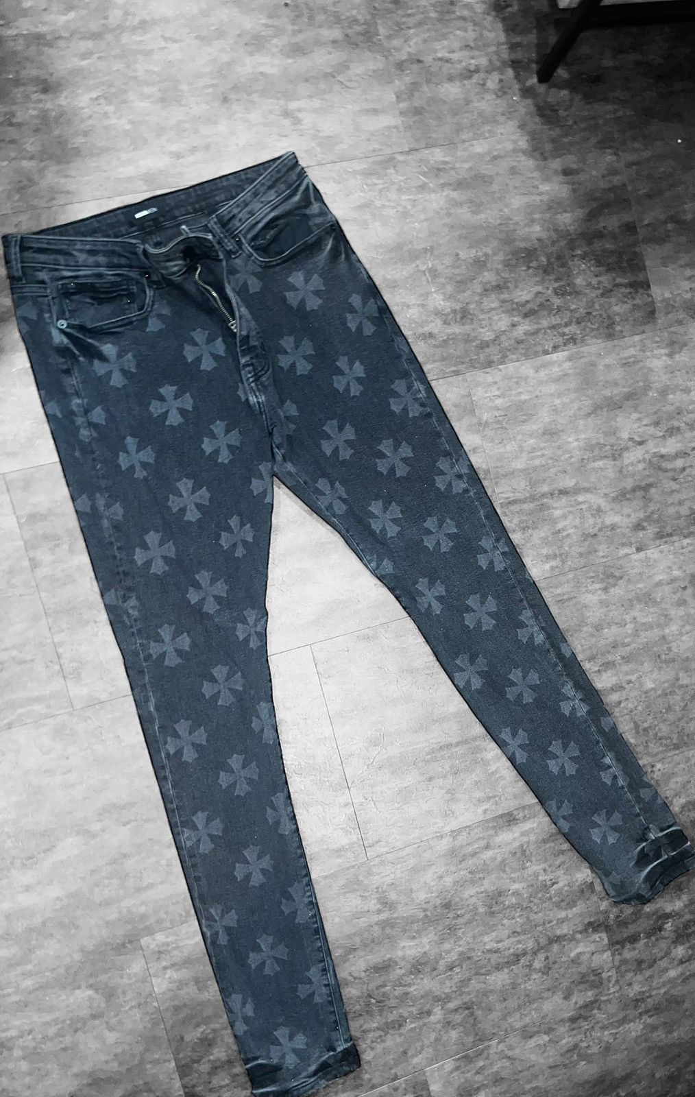 Vintage Fashion Nova Denim skinny jeans Size US 32 / EU 48 - 1 Preview