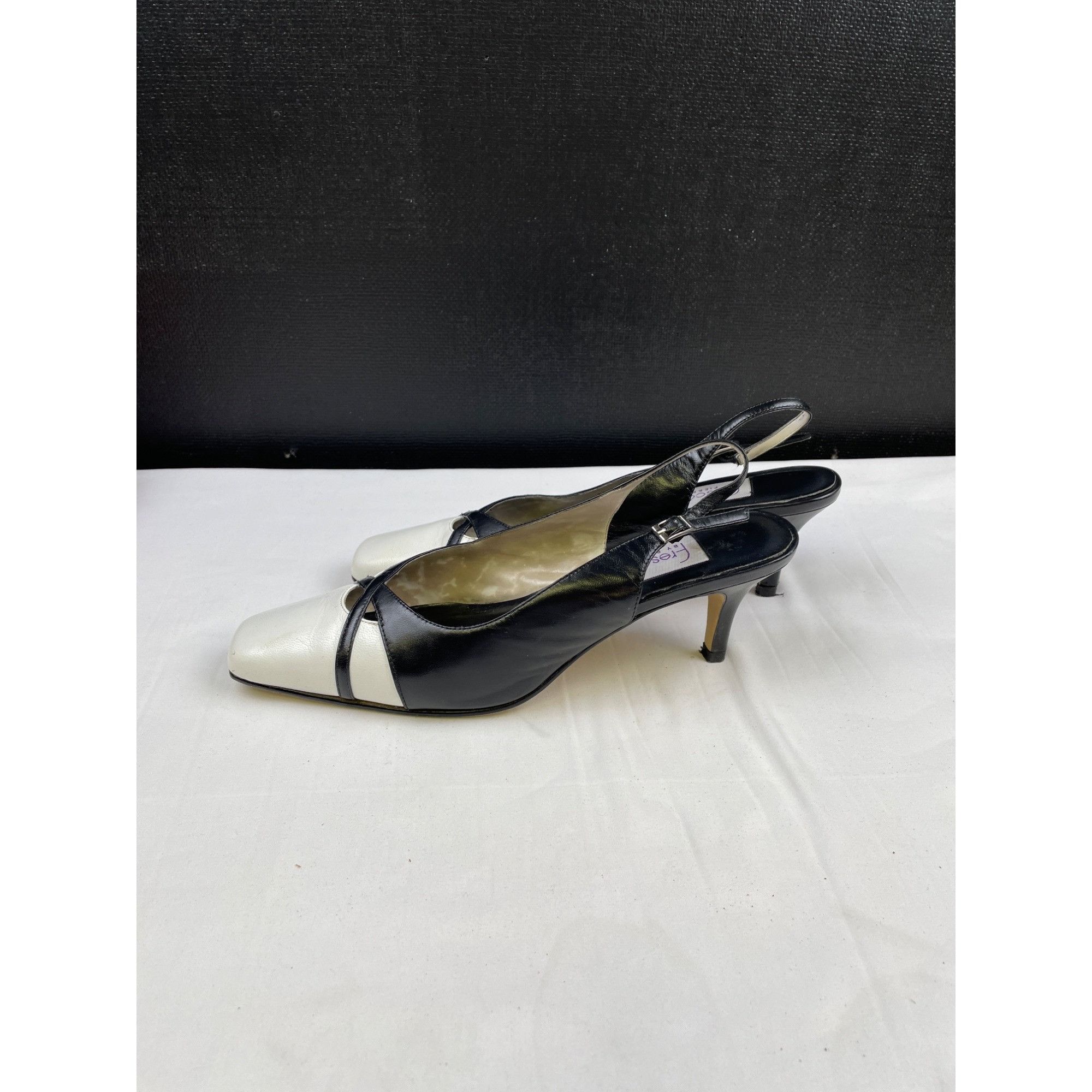 Other Fresco by Pierre Women's Black & Whites shoes/ Heels 3" Size Size US 7.5 / IT 37.5 - 5 Thumbnail