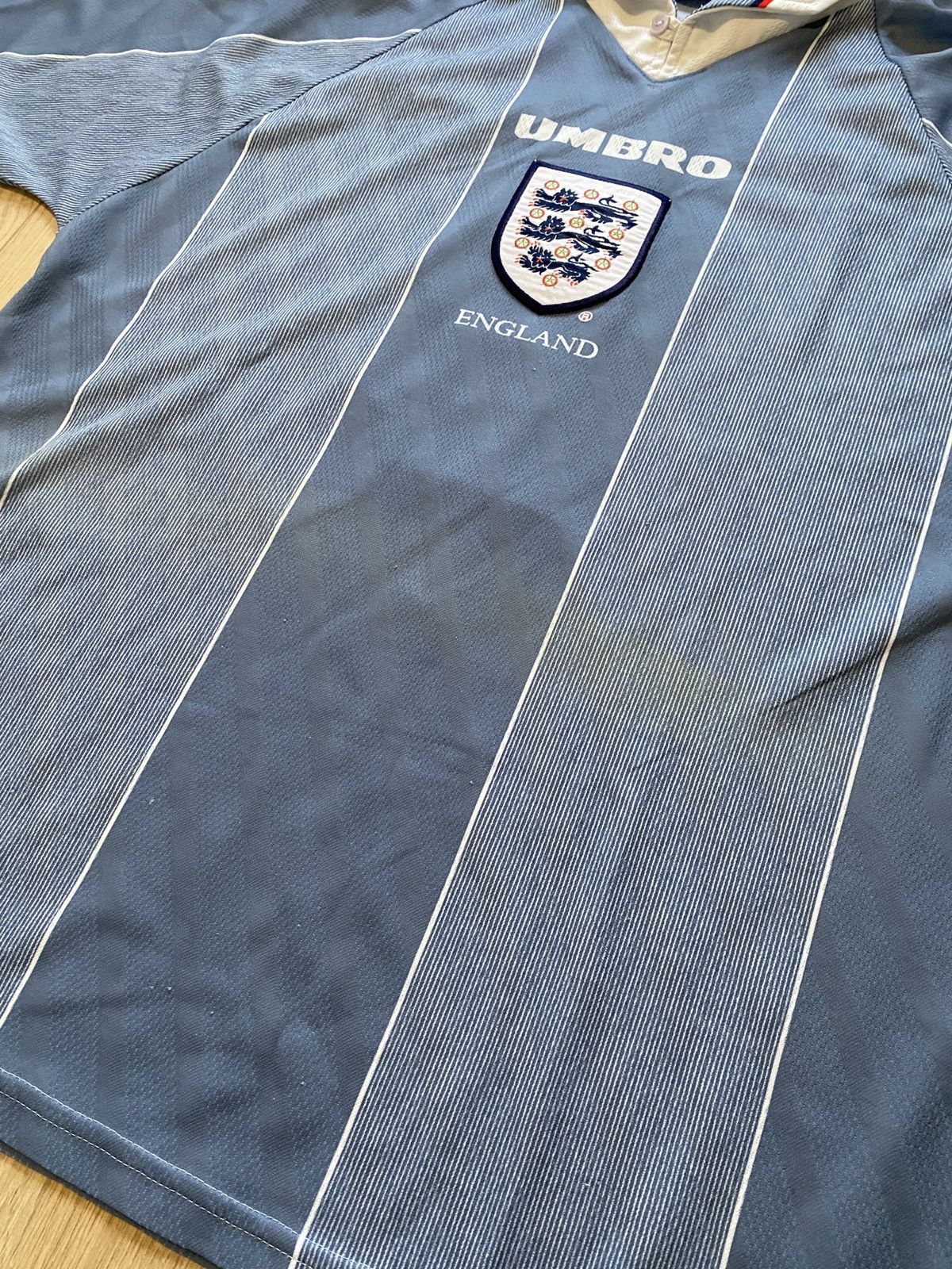 David Beckham × Umbro × Vintage Backham 7 England football 1996 Size US L / EU 52-54 / 3 - 3 Thumbnail