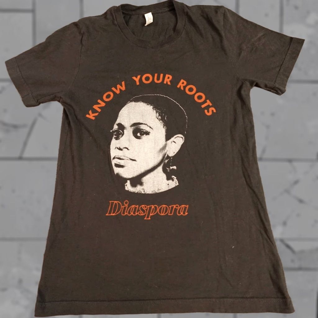 Doublet Joy Postell Shirt Small Black Double Sided Diaspora Shirt Women Short Sleeve Crew Neck Jersey Cotton T-Shirt Basic Size S / US 4 / IT 40 - 1 Thumbnail