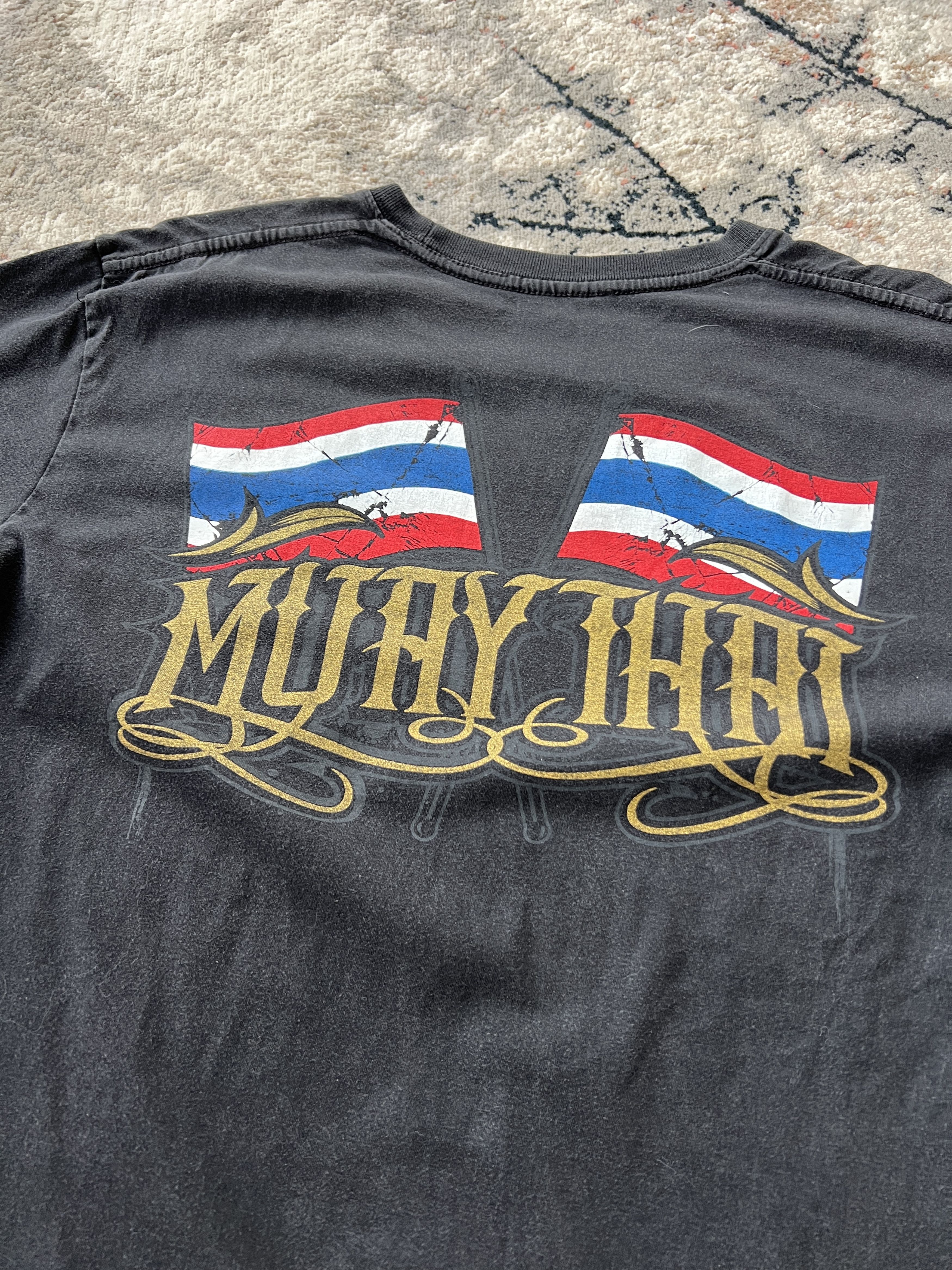Vintage Muay Thai King of martial Art Collective Tee Size US L / EU 52-54 / 3 - 5 Thumbnail