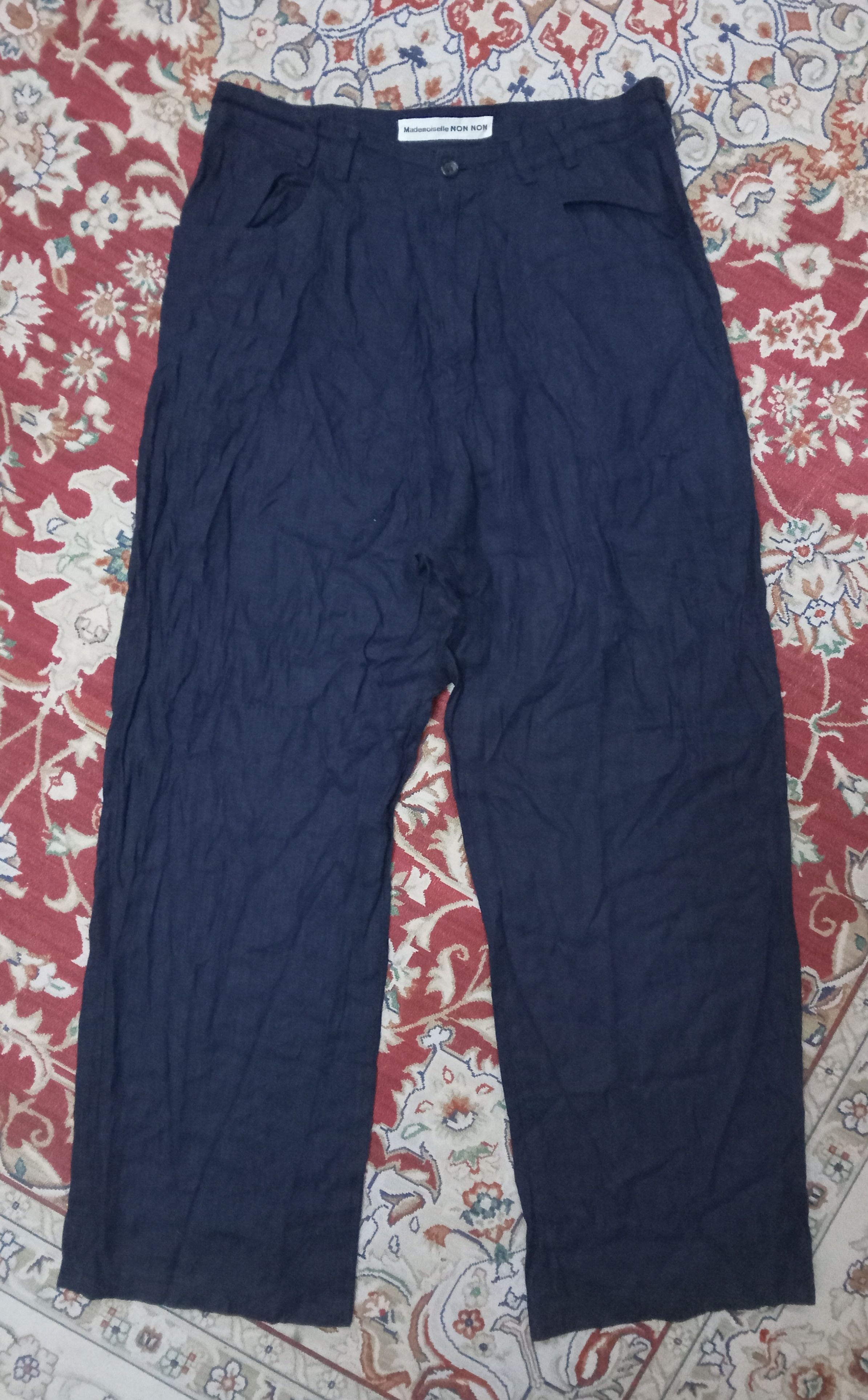 Designer × Issey Miyake × Mademoiselle Non Non Modemoiselle Non Non Loose/Baggy Numb + Rayon Pants Size US 28 / EU 44 - 1 Thumbnail