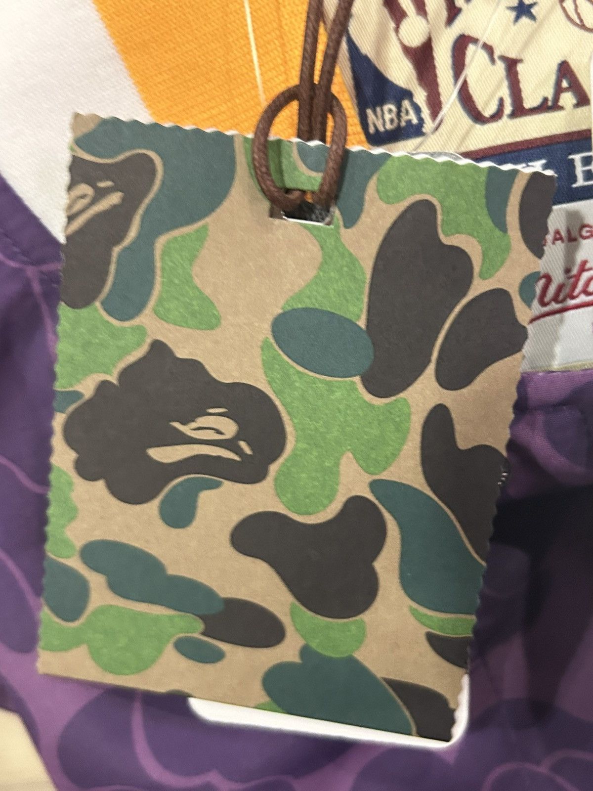 Bape × Mitchell & Ness × NBA Bape X Mitchell & Ness Lakers Jacket Size US M / EU 48-50 / 2 - 11 Thumbnail