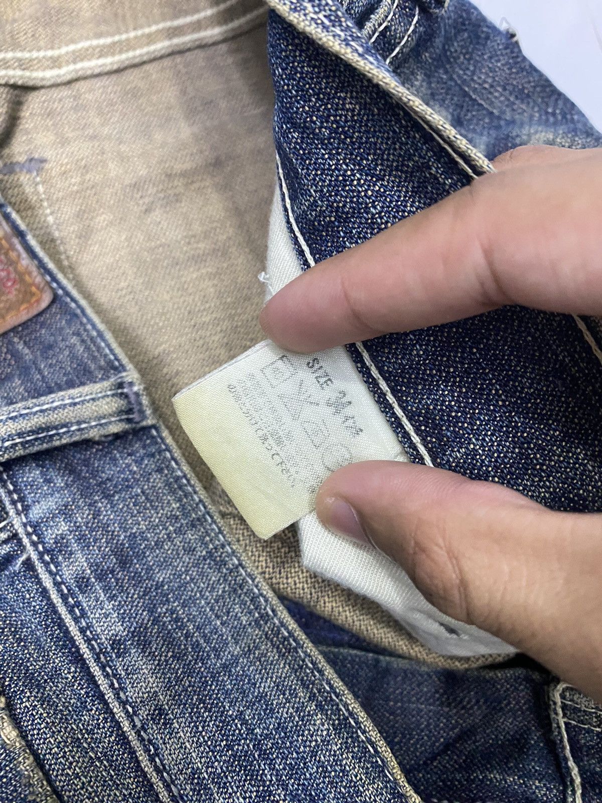 JNCO × Levi's × Vintage 🔥LEVIS 502 RUSTY BAGGY DISTRESSED DENIM JEANS Size US 30 / EU 46 - 10 Thumbnail