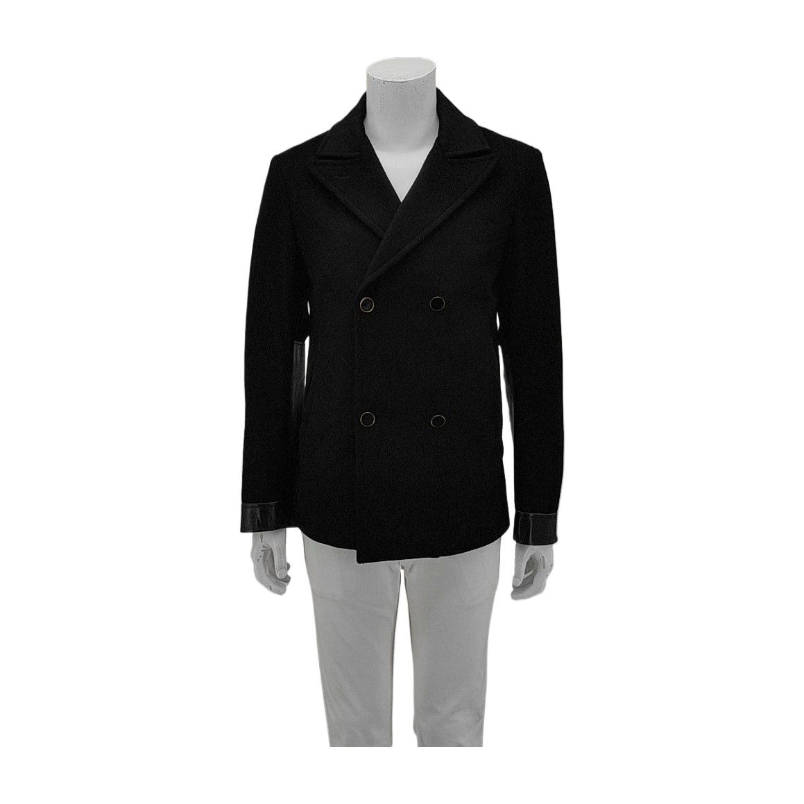 Alexander McQueen Alexander McQueen Double Breasted Wool Coat 48 Size US M / EU 48-50 / 2 - 1 Thumbnail