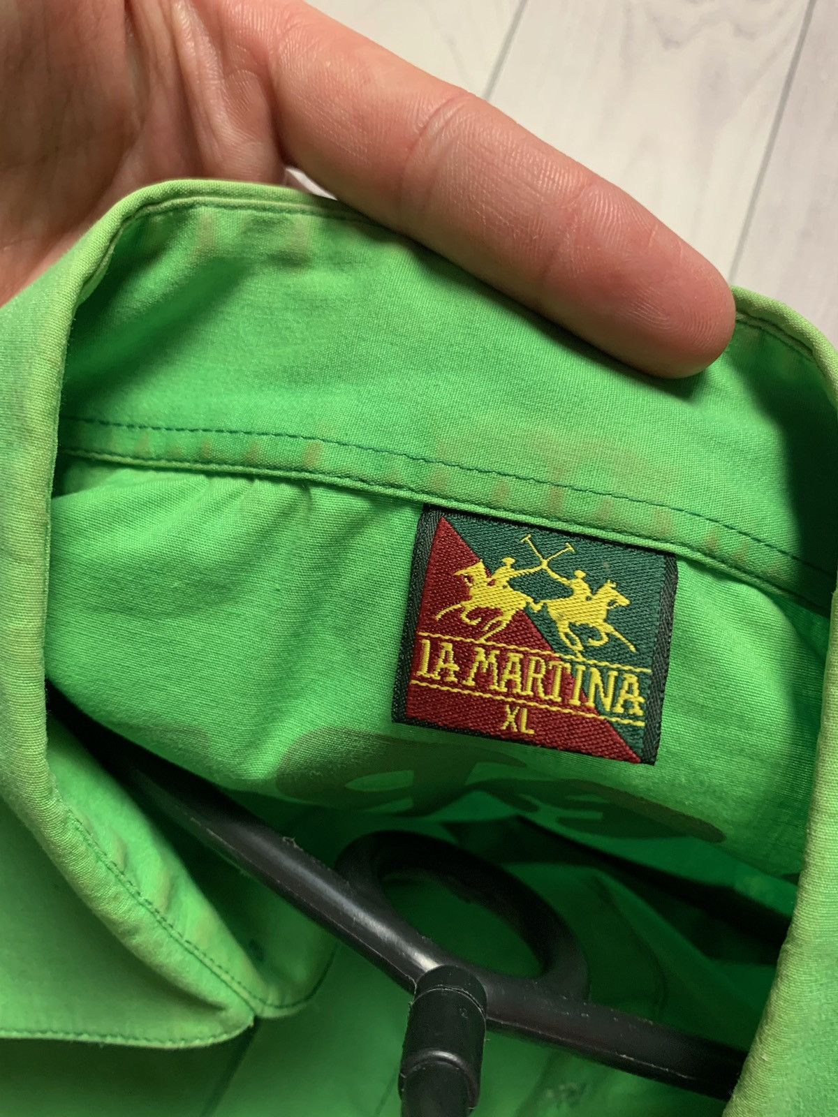 La Martina La martina porche vintage shirt long sleeve green size xl Size US XL / EU 56 / 4 - 8 Thumbnail