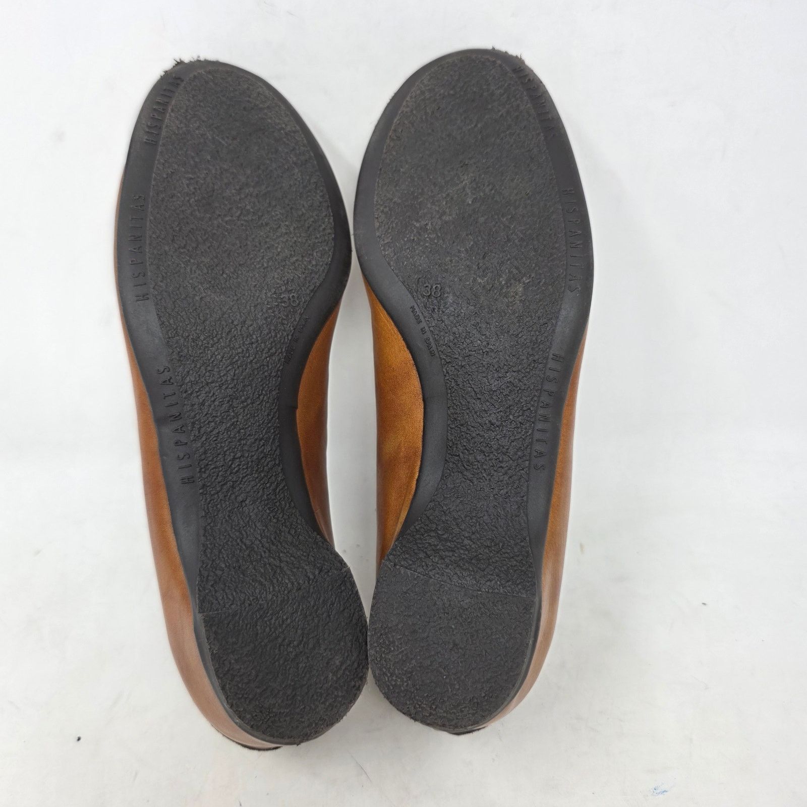 Other Hispanitas Brown Leather Low Heel Slip On Shoes Women Size 8 Size US 8 / IT 38 - 7 Thumbnail