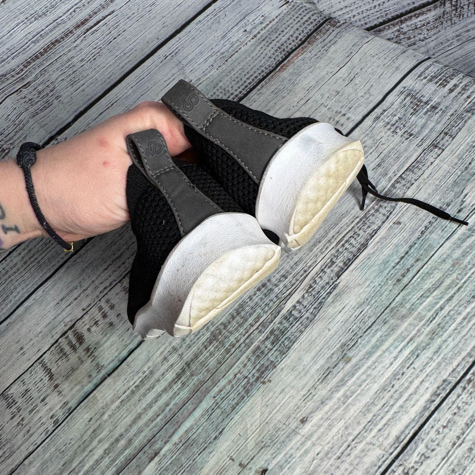 Clarks Clarks Cloudsteppers Sillian Free Black Knit Lace Up Sneaker Size US 6.5 / IT 36.5 - 3 Thumbnail