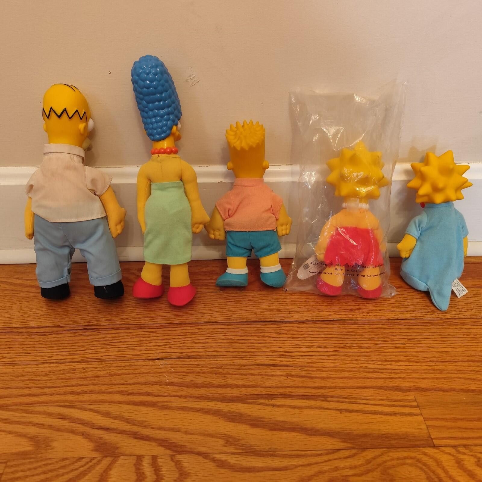 Other The Simpsons 1990 Plush Dolls Figures Set of 5 Vintage Size ONE SIZE - 3 Thumbnail