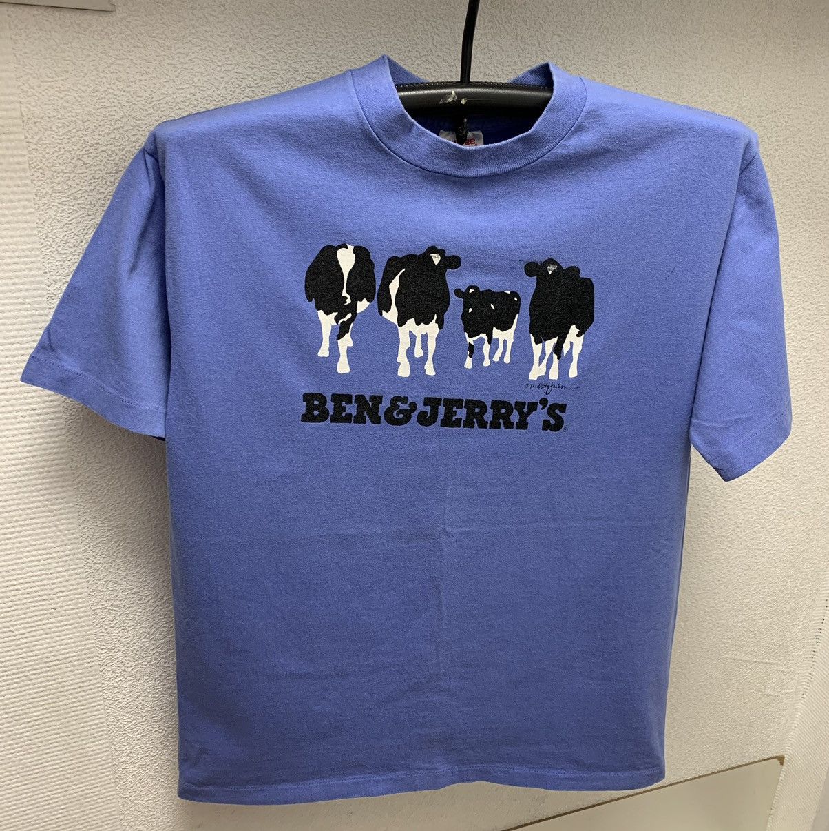 Hanes Vintage Ben & Jerrys 1990th single t-shirt made in Usa cow Size US L / EU 52-54 / 3 - 1 Thumbnail
