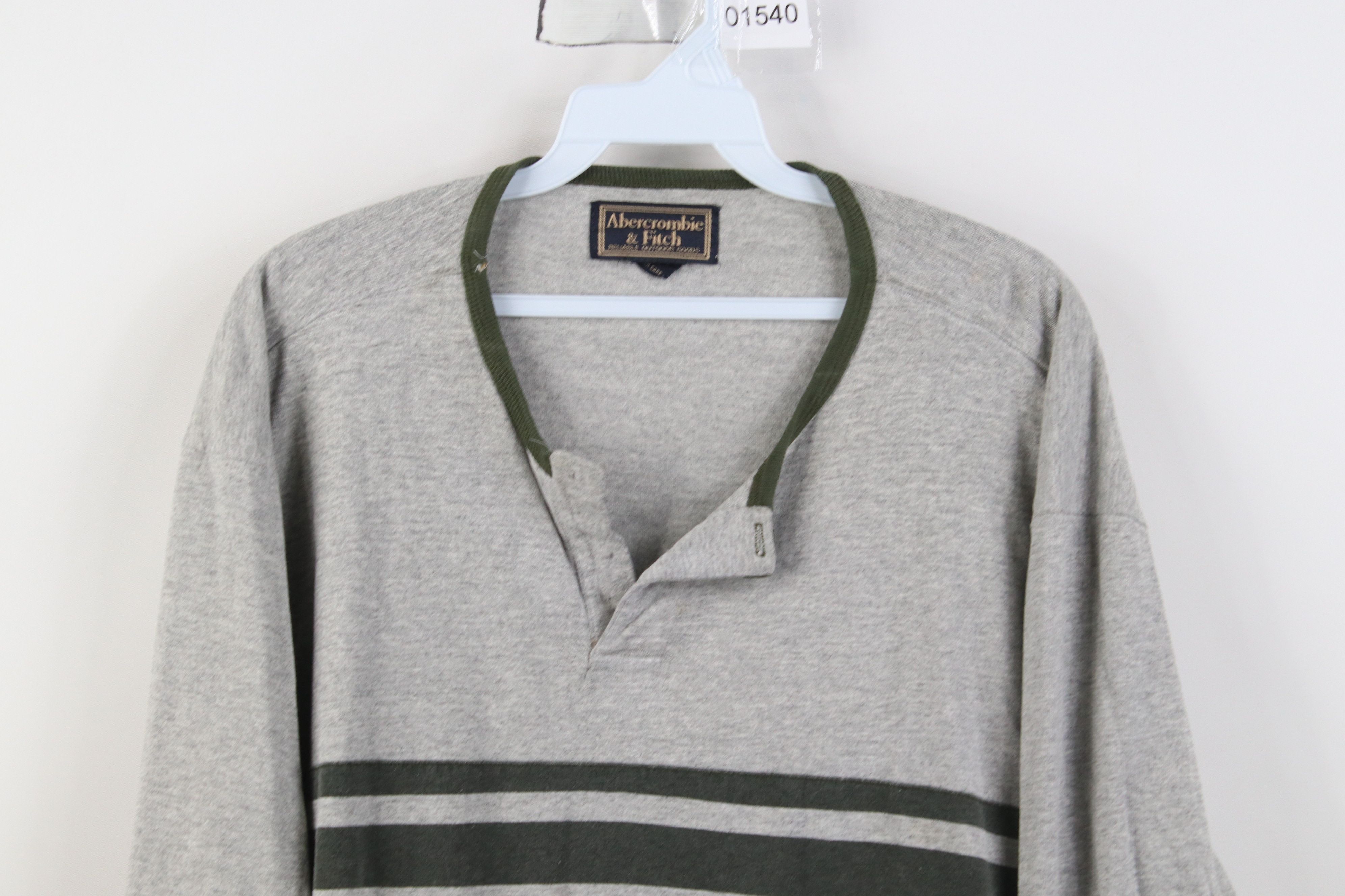 Abercrombie & Fitch Vintage 90s Abercrombie & Fitch Long Sleeve T-Shirt USA Size US XL / EU 56 / 4 - 2 Thumbnail