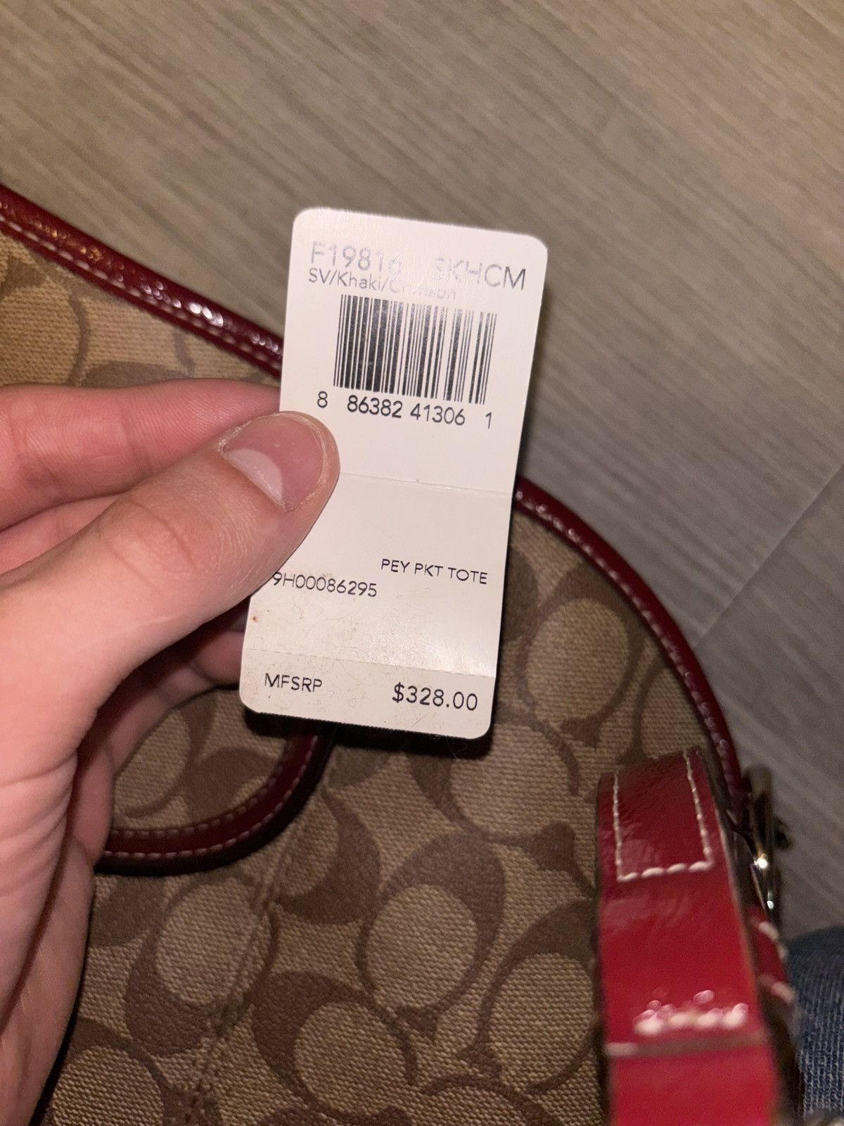 Coach Coach Monogram Gold Peyton Pocket Size ONE SIZE - 10 Thumbnail