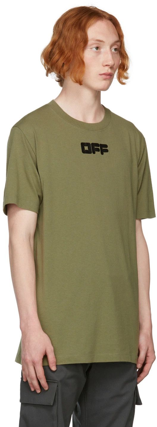Off-White Green Rubber Arrow Font Logo T-Shirt Size US S / EU 44-46 / 1 - 2 Thumbnail