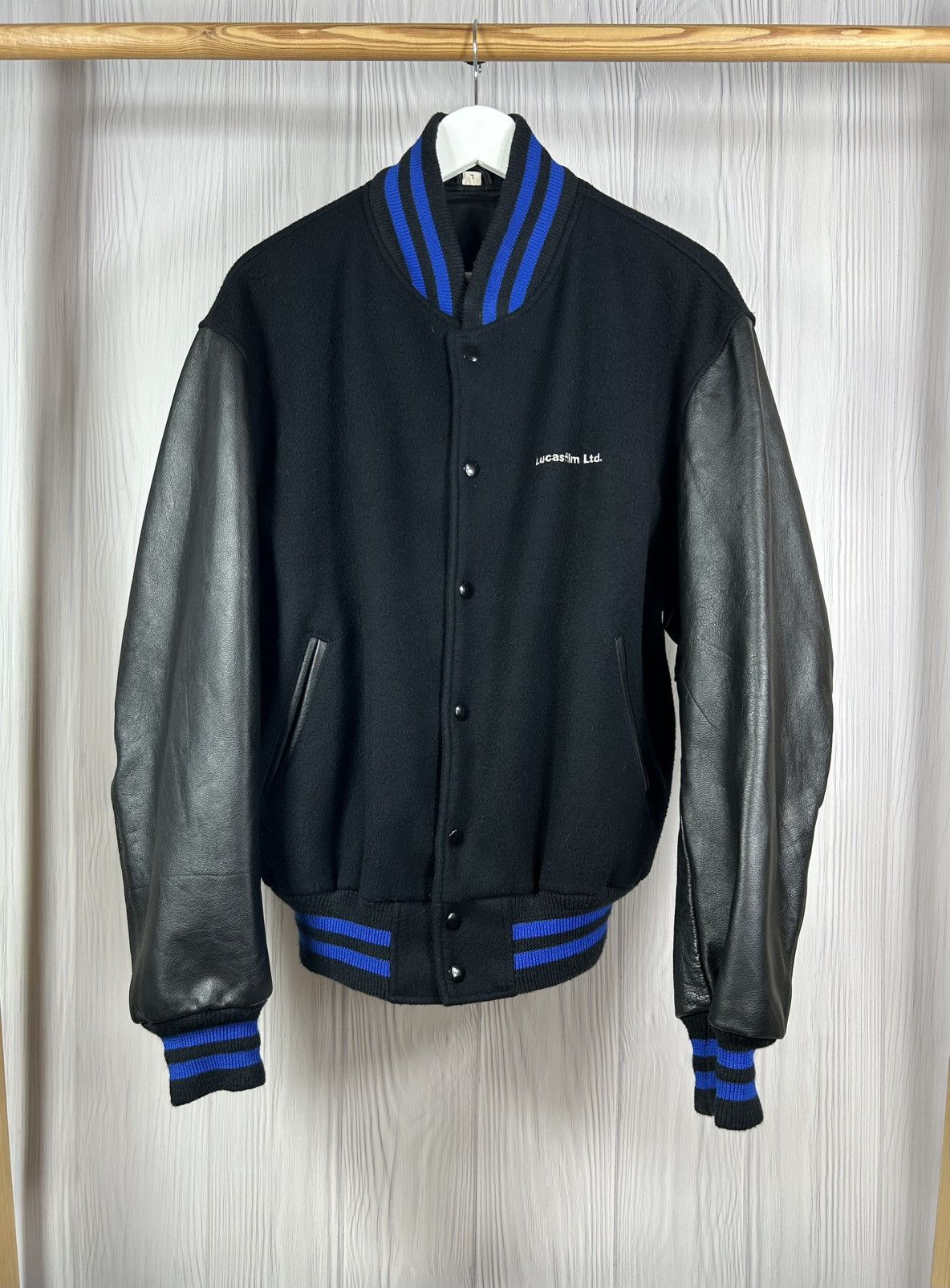 Star Wars Very Rare Lucasfilm Ltd Company THX Letterman Crew Jacket L Size US L / EU 52-54 / 3 - 2 Thumbnail