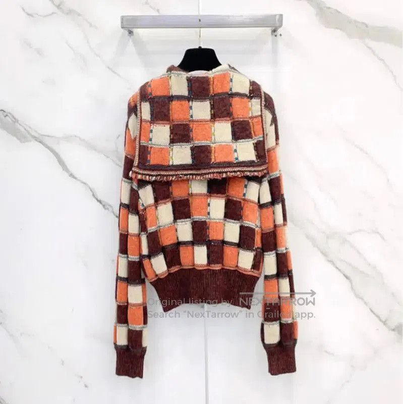 Chanel Chanel Color Block Cashmere Blend Sweater . Size S / US 4 / IT 40 - 1 Thumbnail