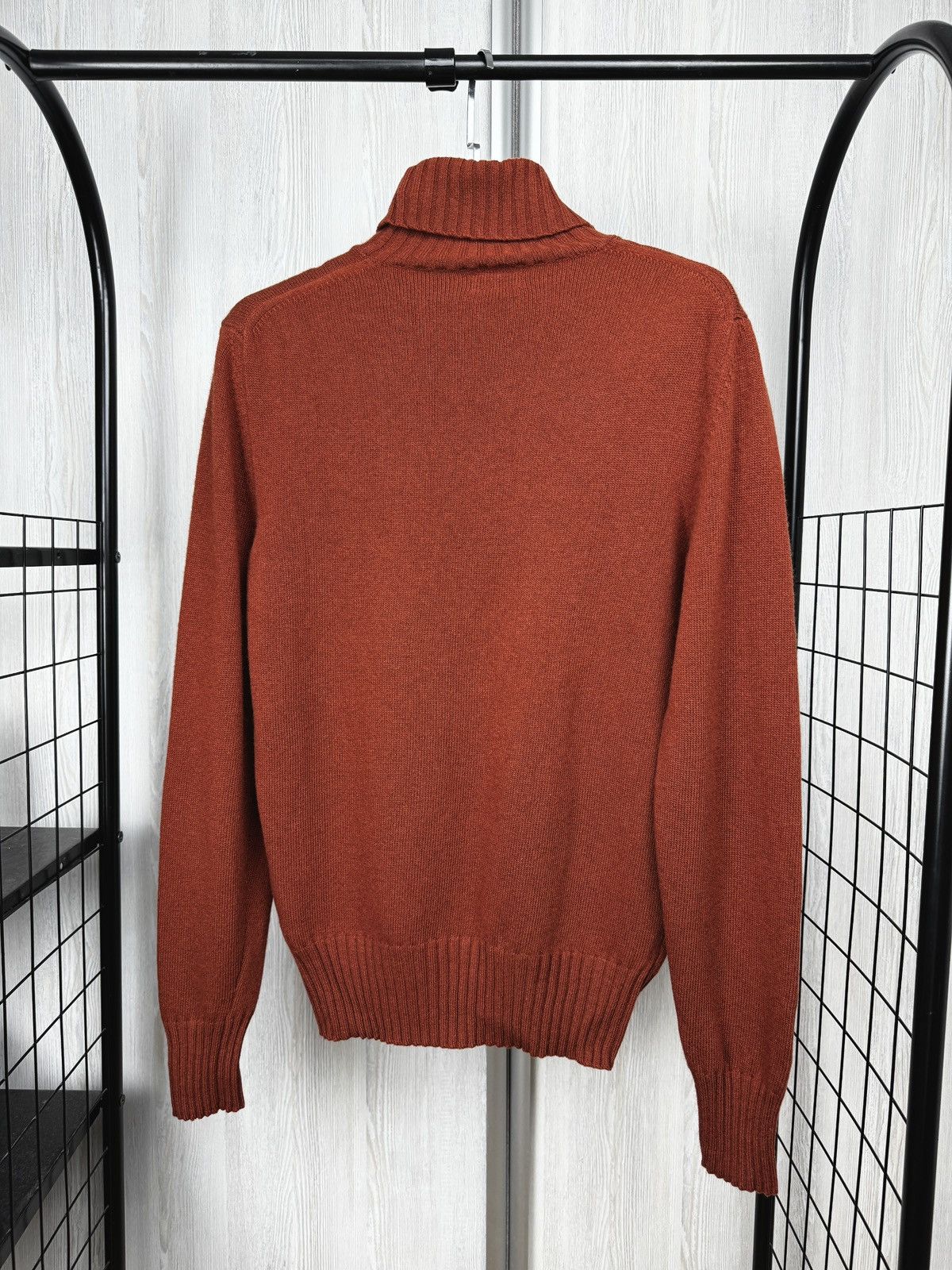 Doppiaa Doppiaa AAMINTORE Brick Tangerine WOOL TURTLENECK sweater Size US M / EU 48-50 / 2 - 6 Thumbnail
