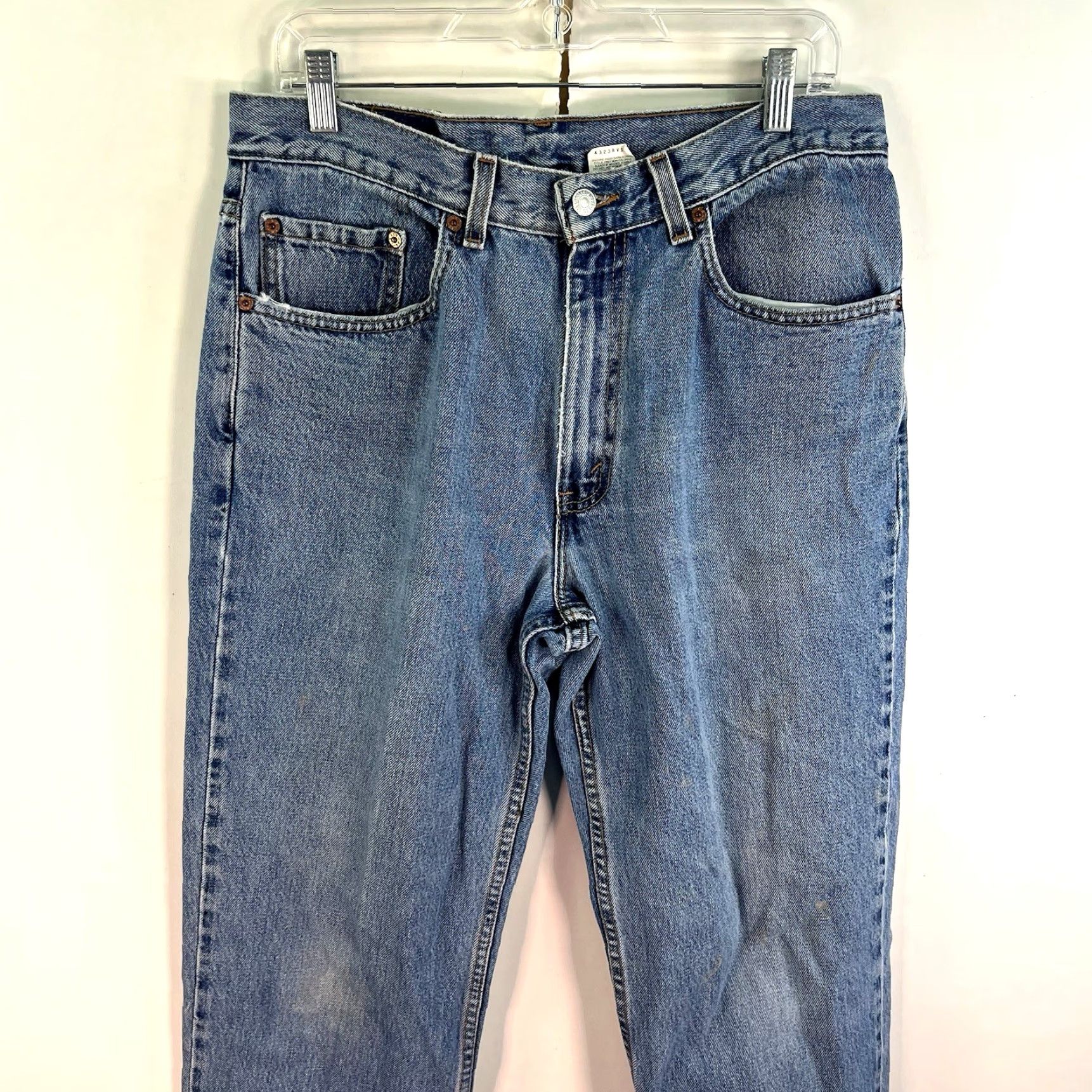Levi's Vintage Levi's Jeans 550 Relaxed Fit Straight Jeans Men's Size 34 x 30 Blue Denim USA Size US 34 / EU 50 - 5 Thumbnail