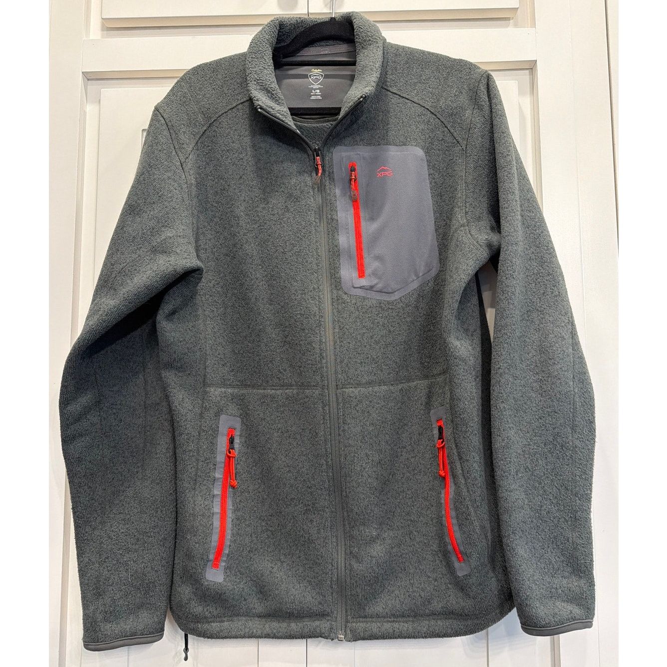 Cabelas Cabelas XPG zip front Gray fleece jacket LG Size US L / EU 52-54 / 3 - 1 Thumbnail