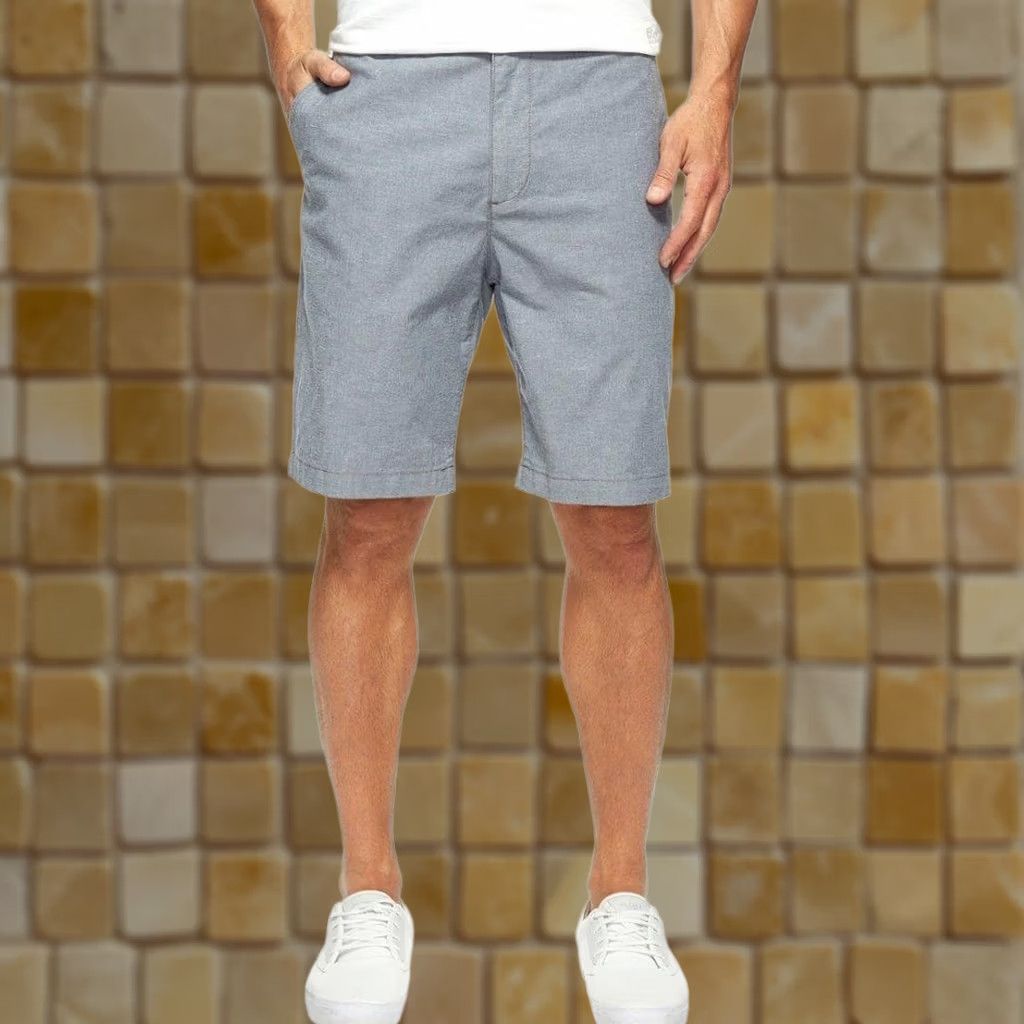 Dockers DOCKERS CHAMBRAY BLUE PERFECT SHORT CLASSIC FIT 42 Dress Shorts Mens Blue 9.5 INSEAM Size US 42 / EU 58 - 1 Preview