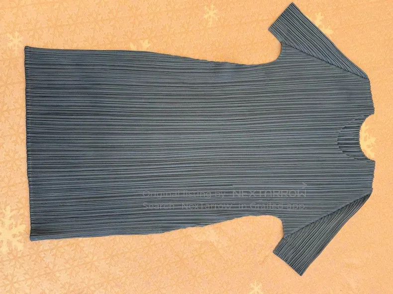 Issey Miyake Issey Miyake Blue Short Sleeve Size L / US 10 / IT 46 - 1 Thumbnail