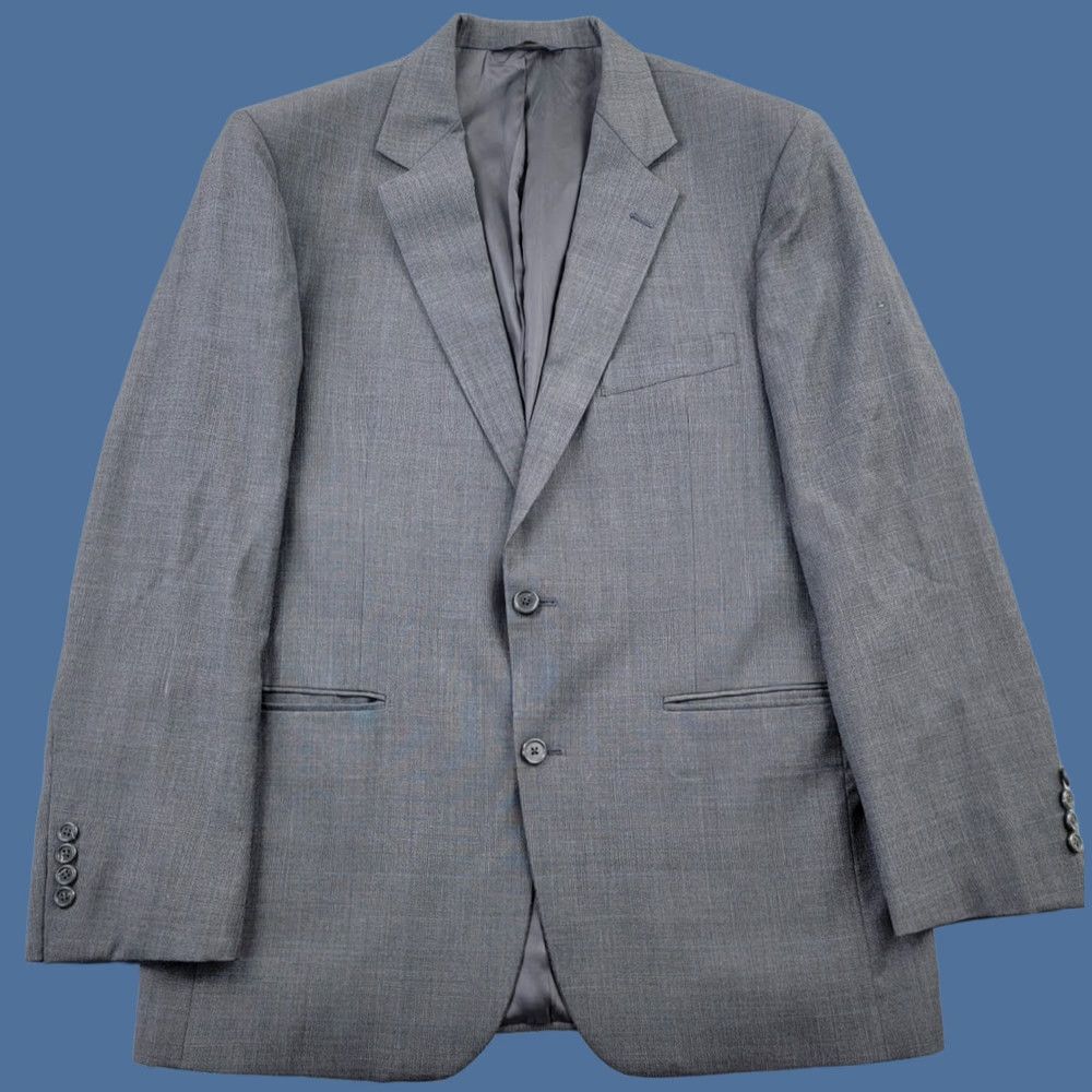 Brooks Brothers VINTAGE Brooks Brothers Suit Jacket Mens 42R Gray 100% Wool Blazer Made in USA 2006 Size 42R - 1 Thumbnail