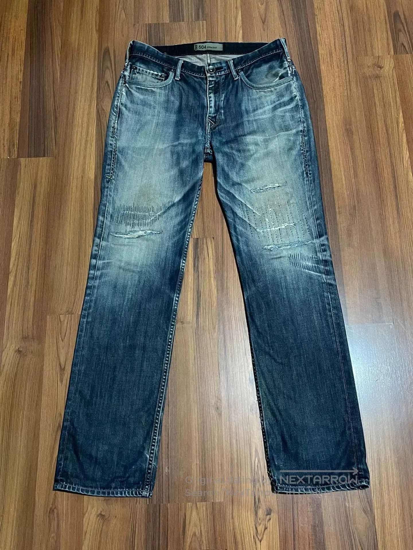 Levi's Vintage Clothing Levi's 504 LVC Japanese Wash Patch Jeans. Size US 28 / EU 44 - 1 Thumbnail